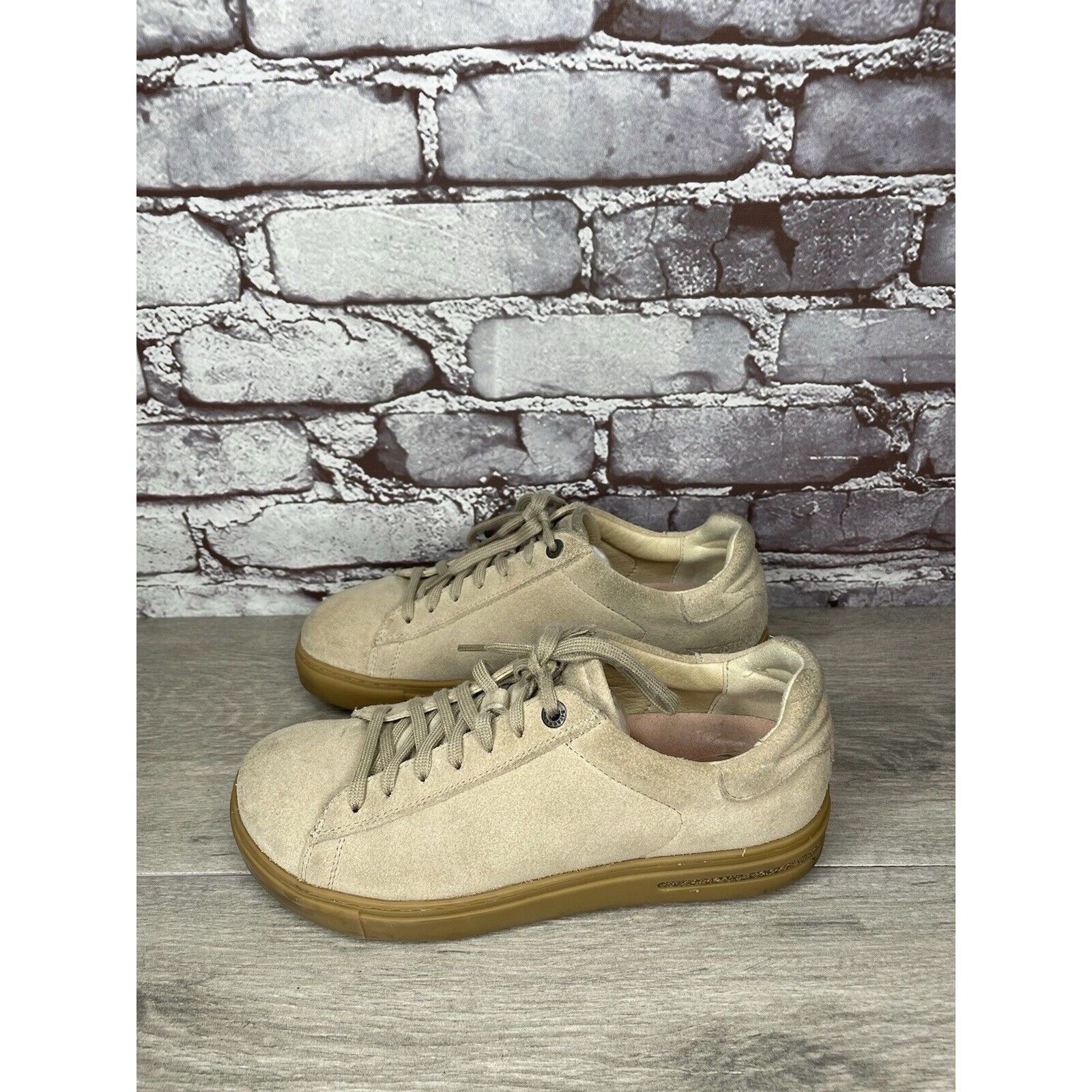 Birkenstock Birkenstock Bend Beige Suede Low Lace Up Sneakers Shoes Wome Size US 6.5 / IT 36.5 - 19 Thumbnail