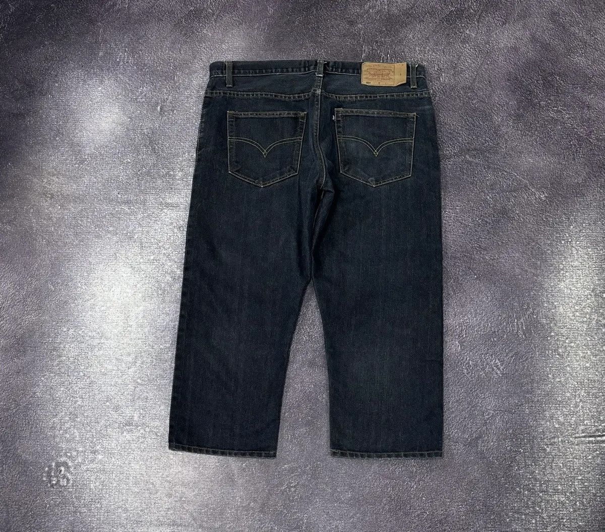 Levi's × Vintage Vintage Levi’s 501 Big Blue Tab USA Denim Baggy Jeans Size US 38 / EU 54 - 1 Thumbnail