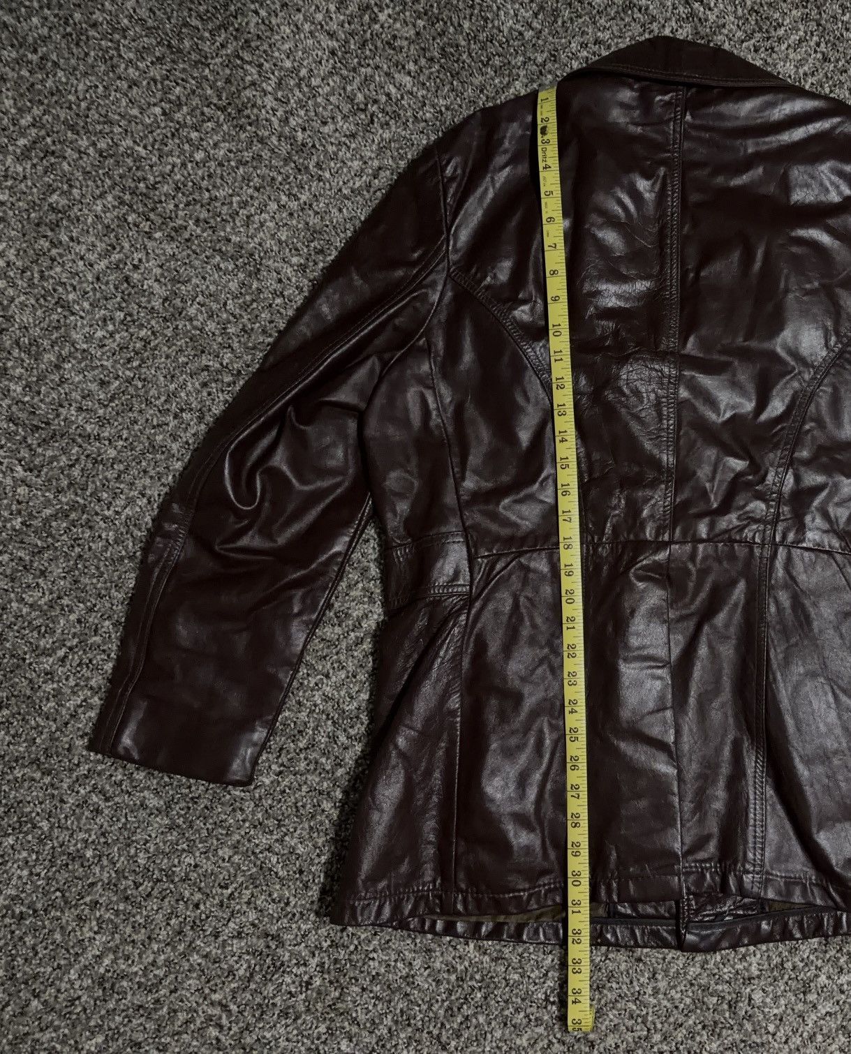 Vintage Vintage Gino Leathers Genuine Brown Leather Coat Size US M / EU 48-50 / 2 - 7 Thumbnail