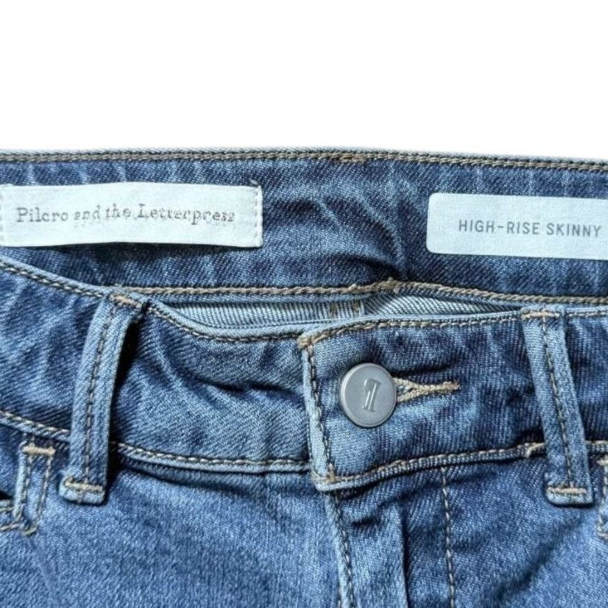 Anthropologie Pilcro and the Letterpress Blue Jeans | Size 26 Size 26" / US 2 / IT 38 - 5 Thumbnail