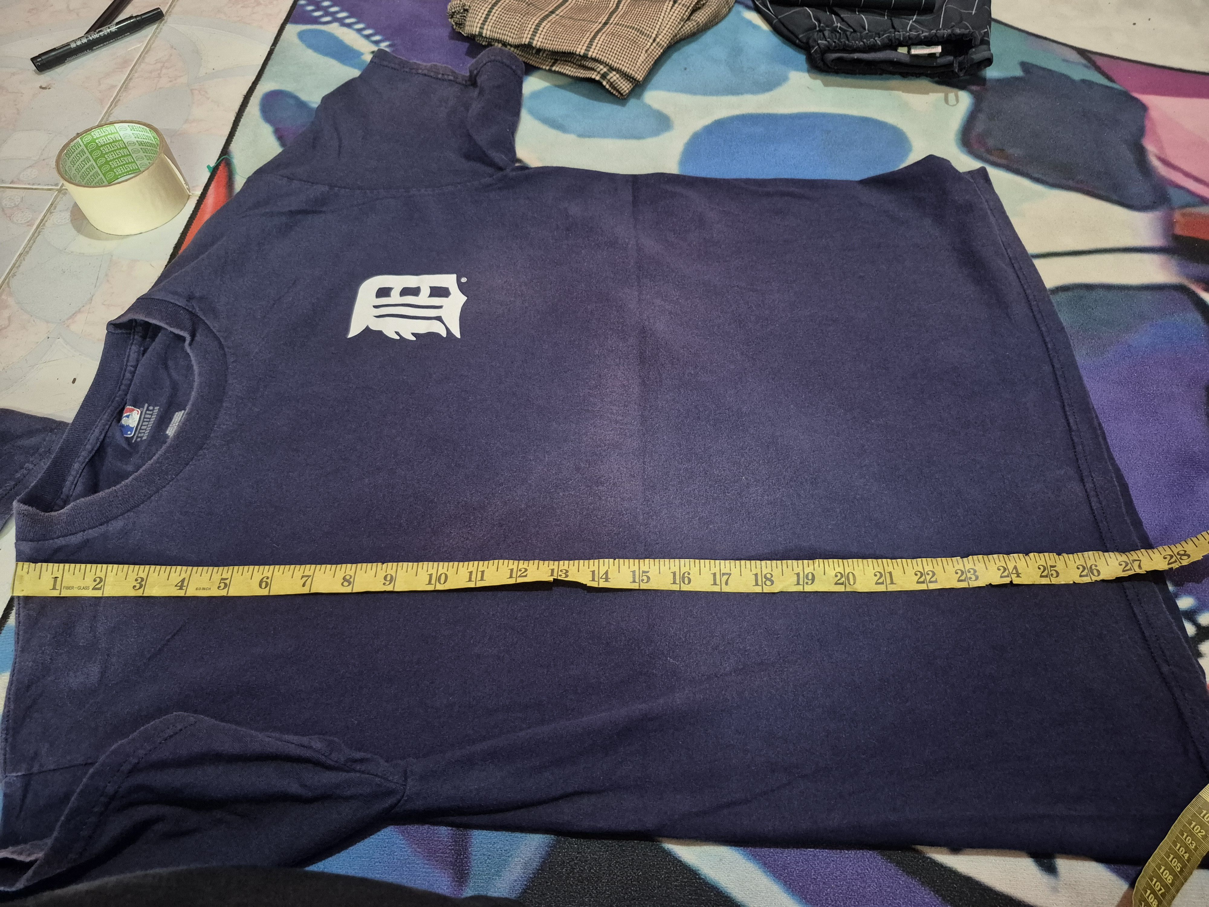 MLB 🔥 Detroit Tigers MLB Big Logo Backhit Tee Size US M / EU 48-50 / 2 - 9 Thumbnail