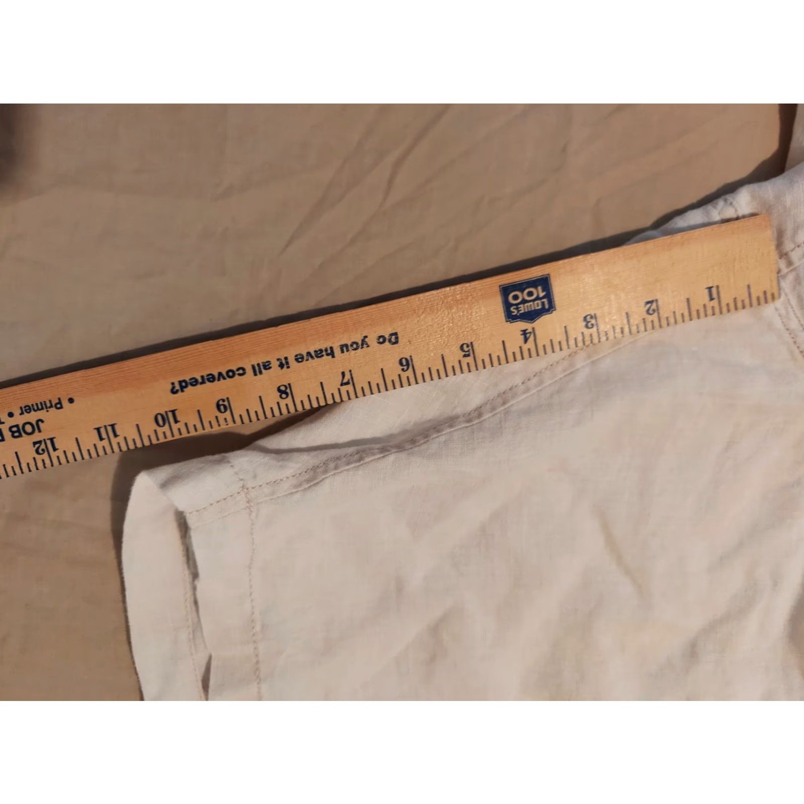 Tommy Bahama Tommy Bahama Mens Linen Shorts 2XL Khaki Beige Chino Casual Summer Knit? (wait) Size US 39 - 7 Thumbnail