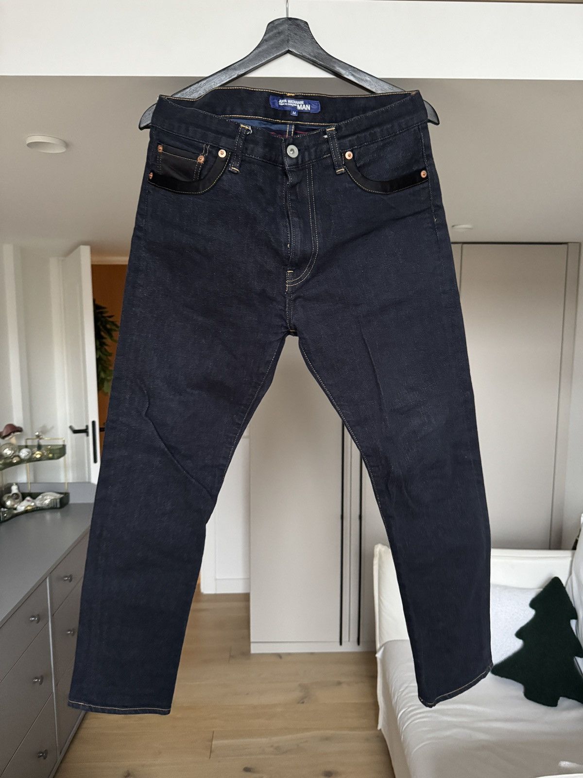 Junya Watanabe man dark navy jeans