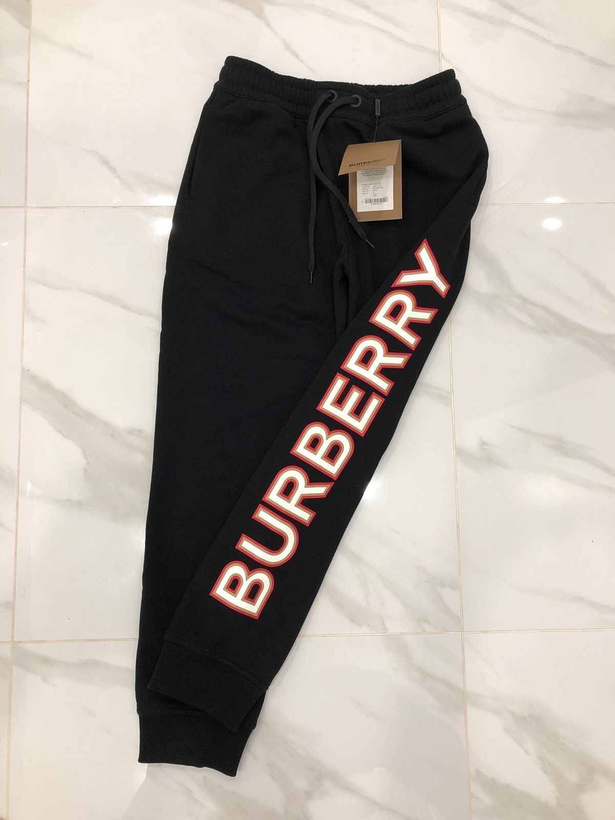 Burberry Burberry black Logo joggers sweatpants Size 30" / US 8 / IT 44 - 5 Thumbnail