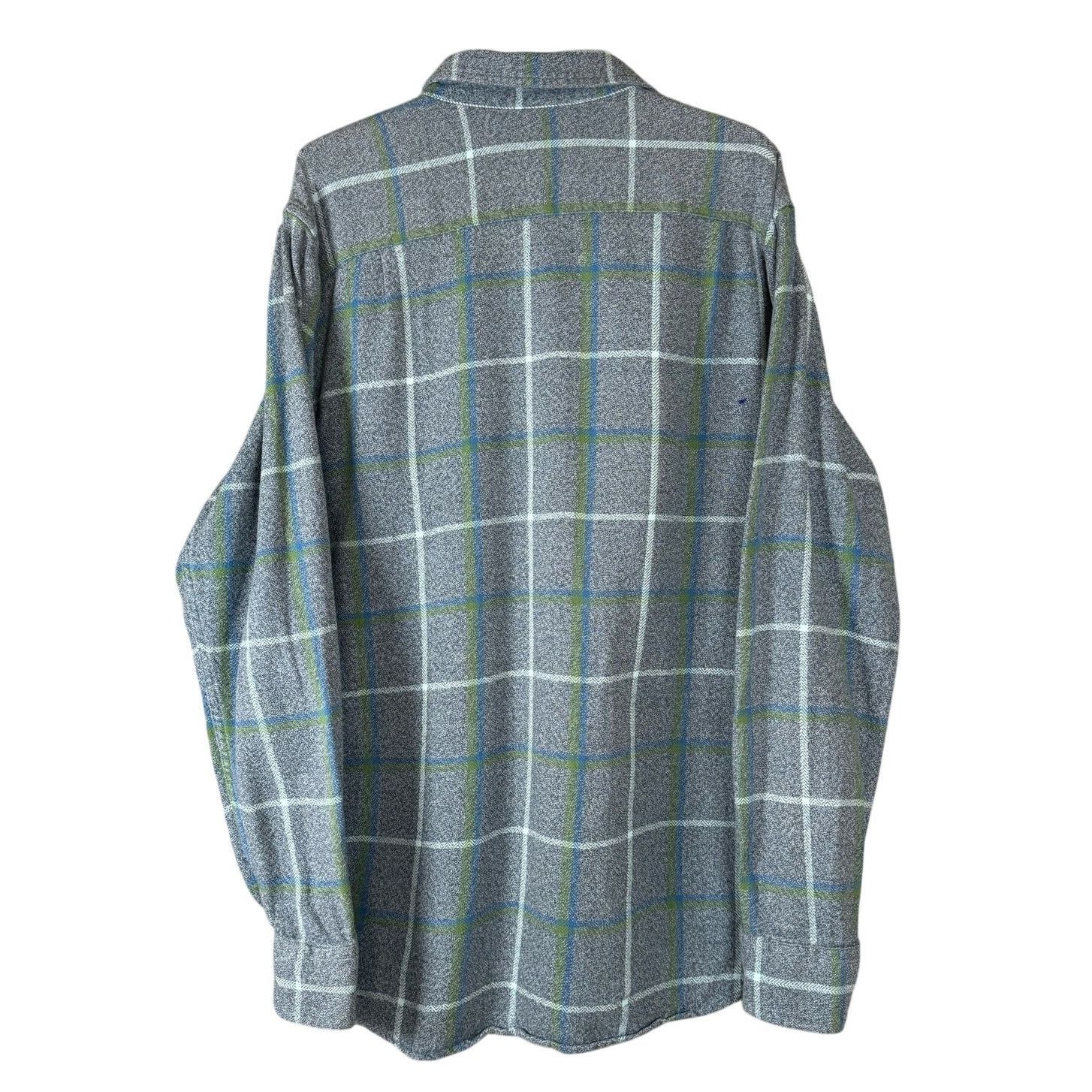 Obey Obey Blue Multi Plaid Flannel Button Up Shirt Men's Size XL Size US XL / EU 56 / 4 - 2 Thumbnail