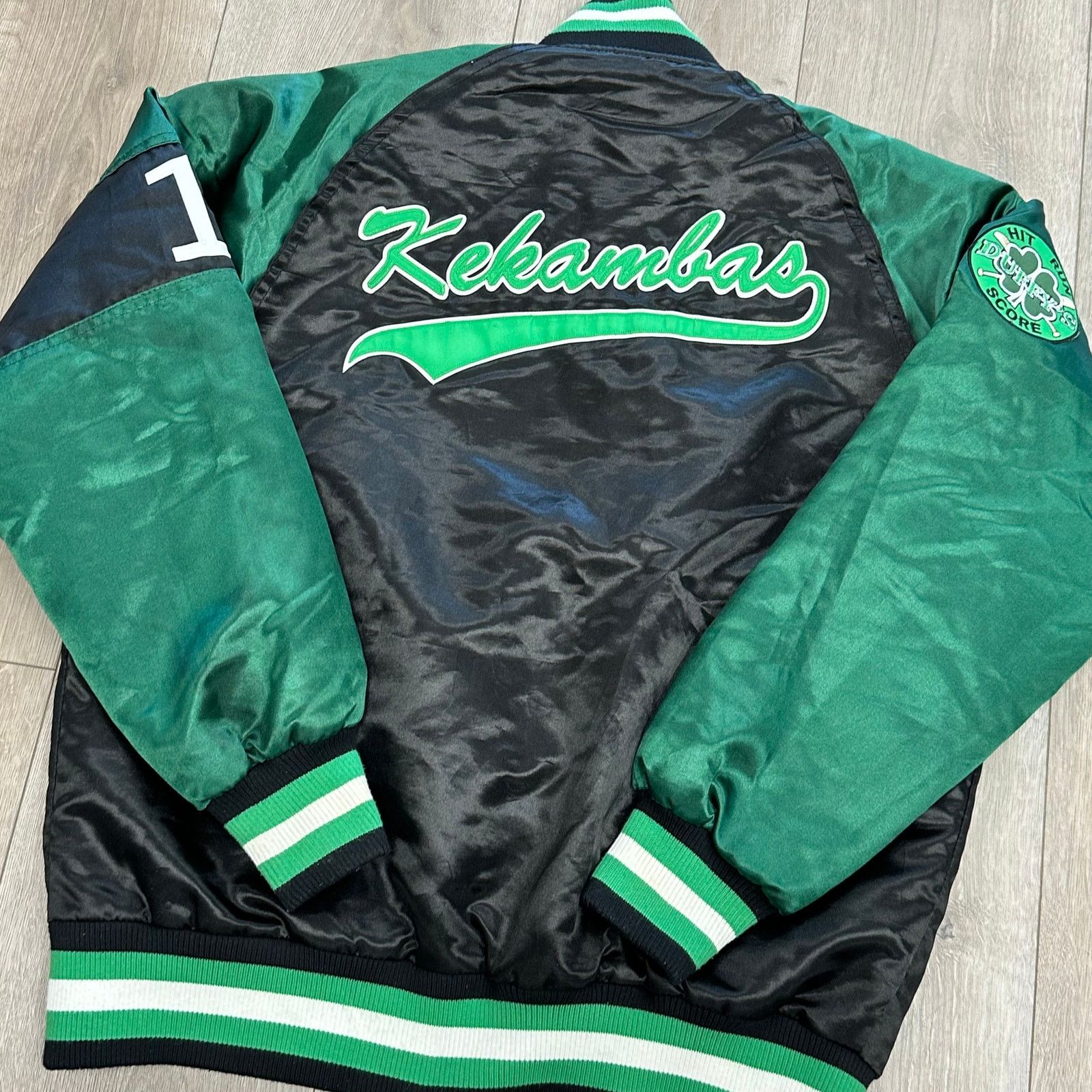 Vintage Hardball Kekambas G Baby Classic Reels satin bomber jacket Size US M / EU 48-50 / 2 - 9 Thumbnail