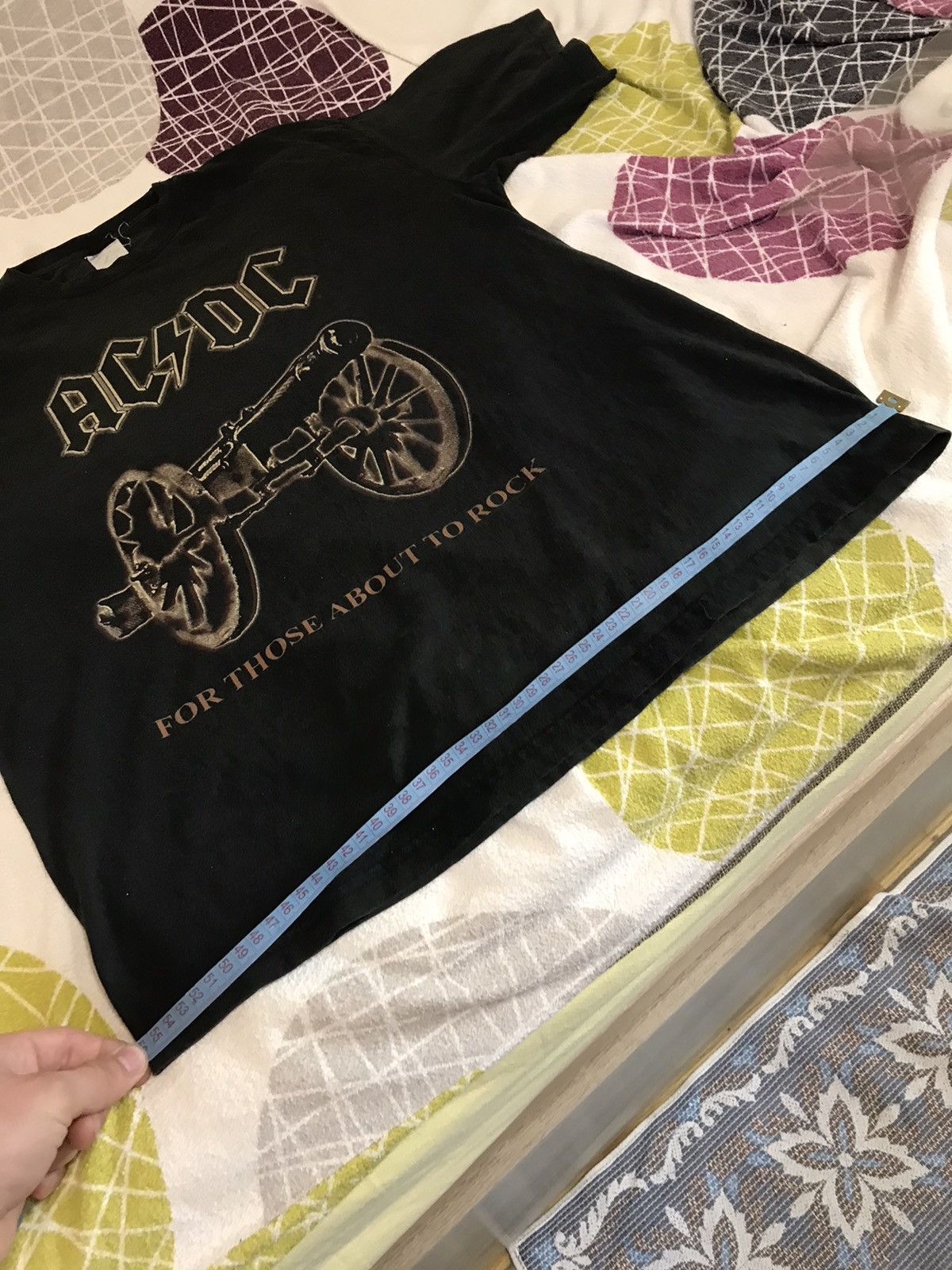 Band Tees 🔥 Vintage 1999 AC/DC For Those About to Rock T-Shirt Tour Size US XL / EU 56 / 4 - 9 Thumbnail