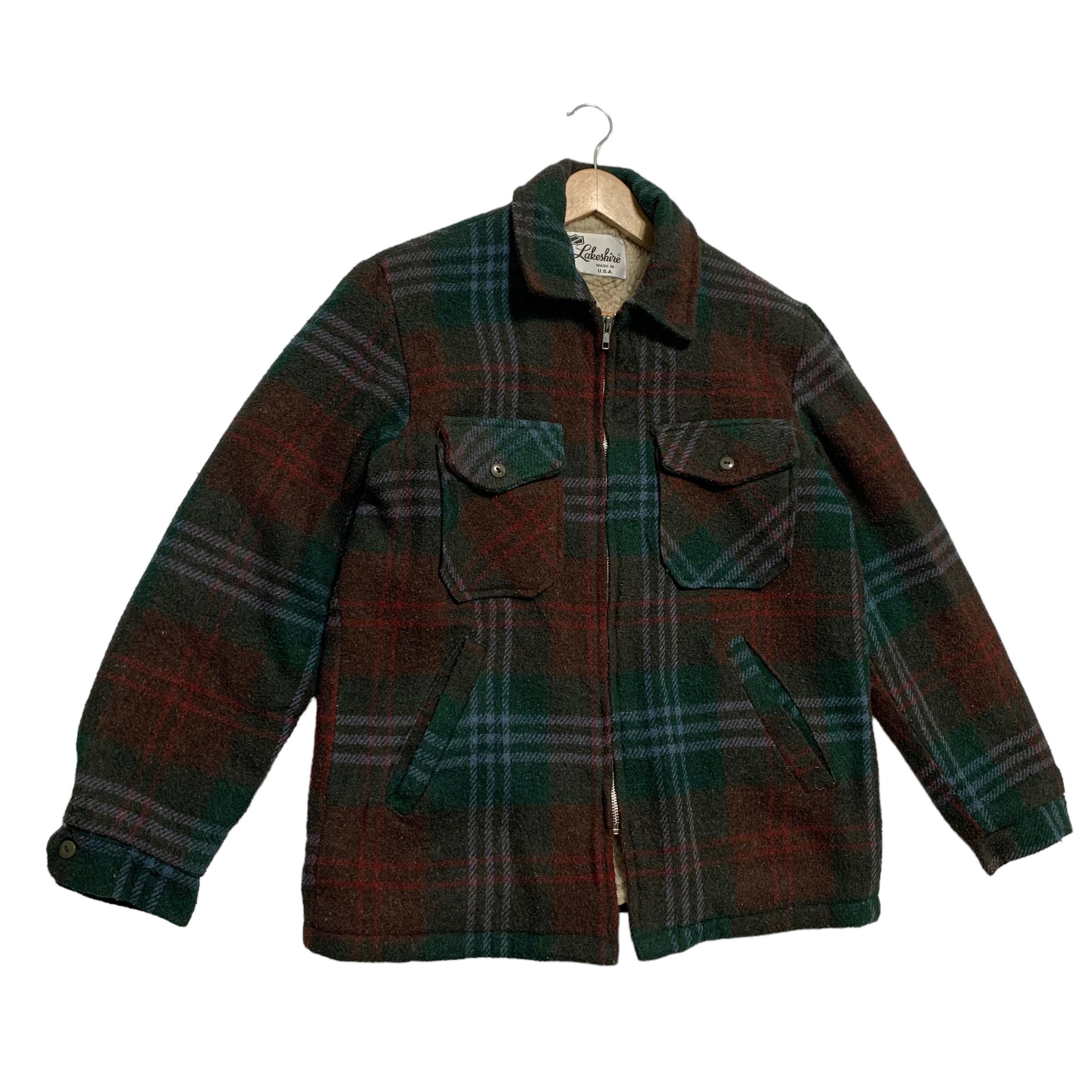 Flannel Vintage 70s Lakeshire Tartan Flannel Jacket Size US M / EU 48-50 / 2 - 3 Thumbnail