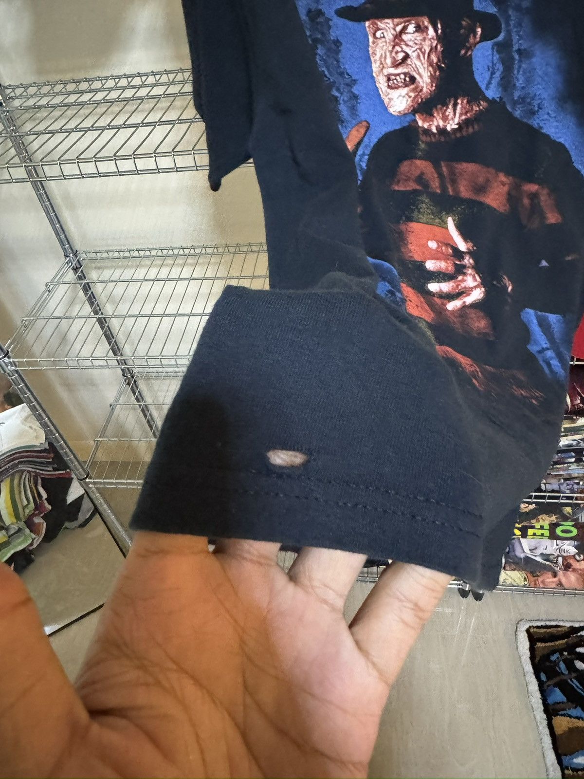 Other Vintage freddy krueger 2002 rare horror Tshirt Size US L / EU 52-54 / 3 - 6 Thumbnail