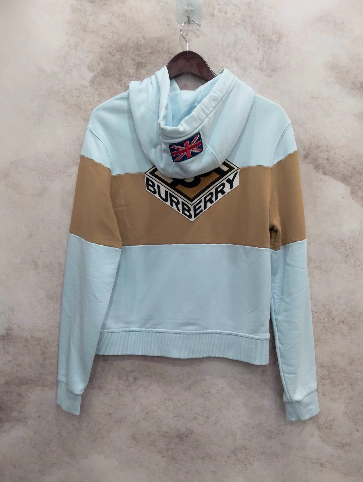 Burberry Burberry Cotton Paneled Hoodie XS 95 New Size XS / US 0-2 / IT 36-38 - 2 Thumbnail