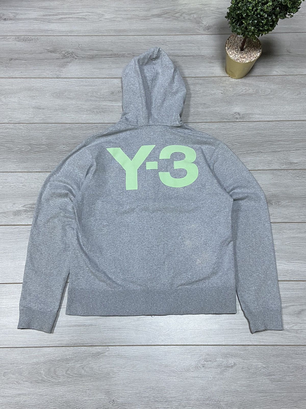 Y-3 vintage big logo Y-3 zip hoodie Yohji Yamamoto x Adidas