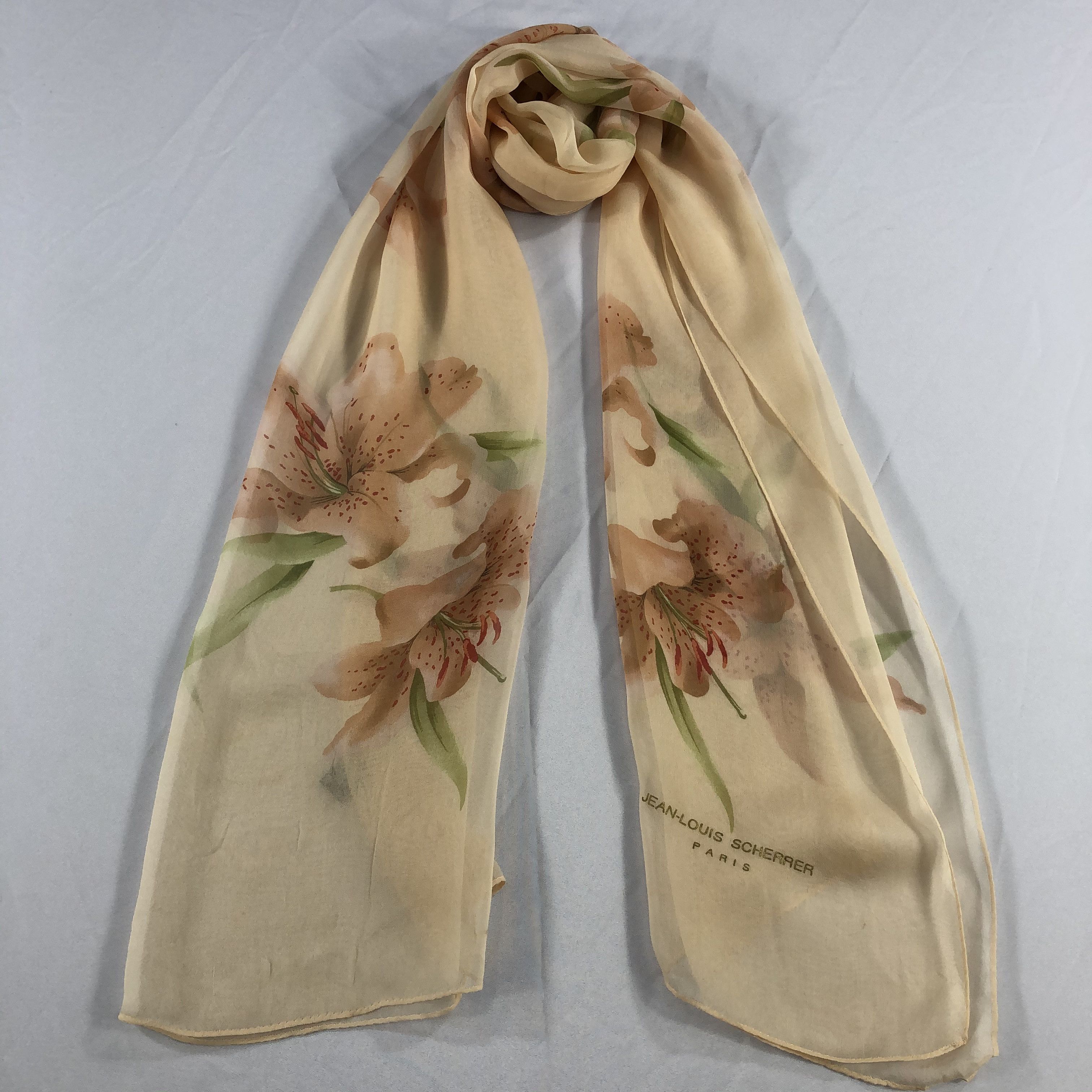 Jean-Louis Scherrer Vintage Jean Louis Scherrer Silk Scarf Size ONE SIZE - 2 Thumbnail