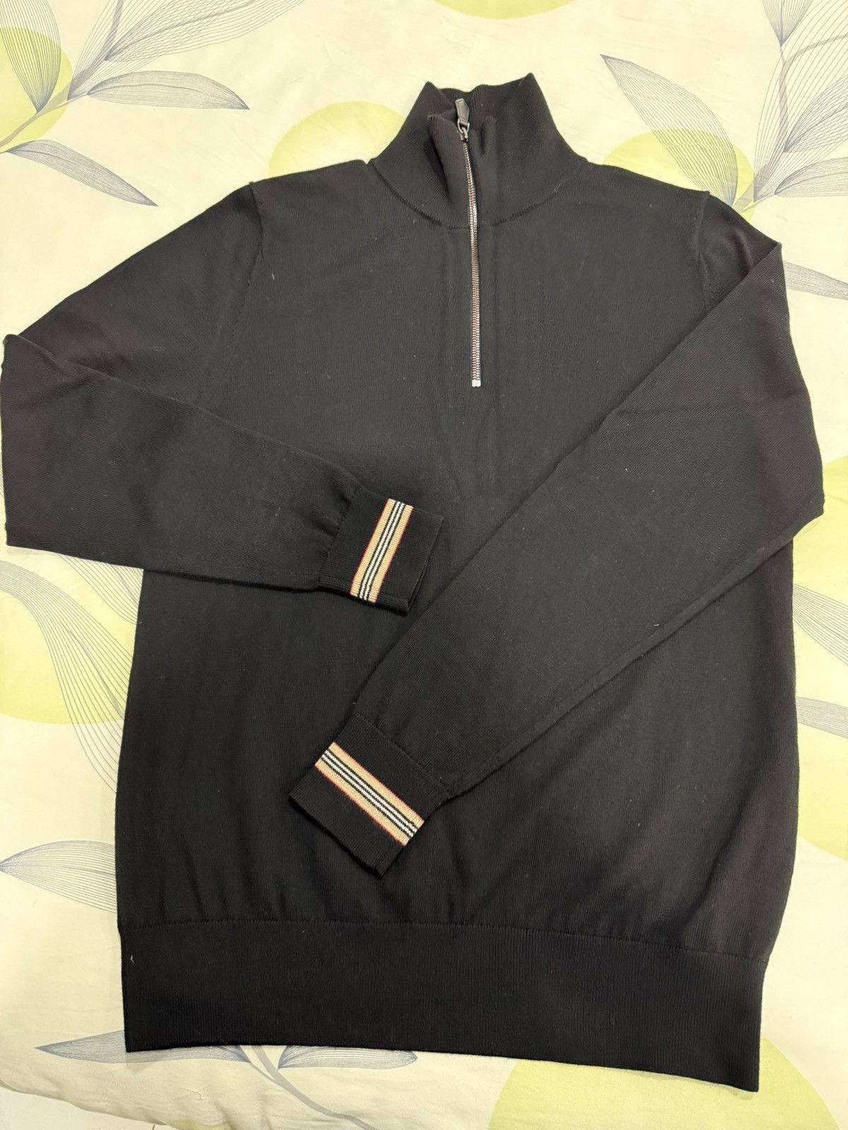 Burberry Burberry Wool Zip Up Sweater Size US M / EU 48-50 / 2 - 1 Thumbnail