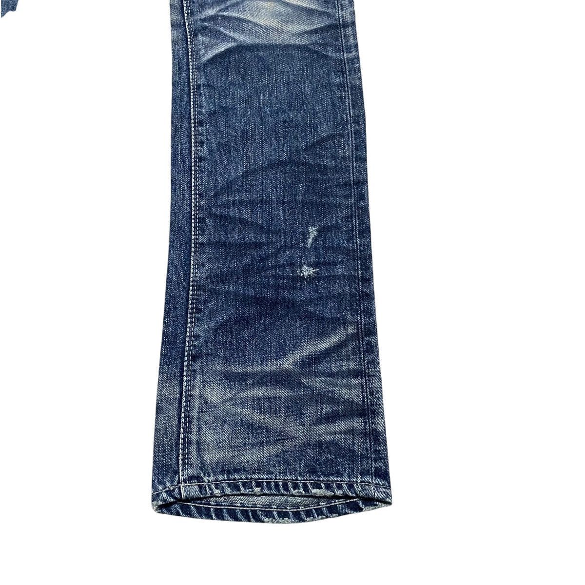 GOSTAR DE FUGA Gostar De Fuga Whiskers Denim Distressed Jeans Size US 33 - 11 Thumbnail