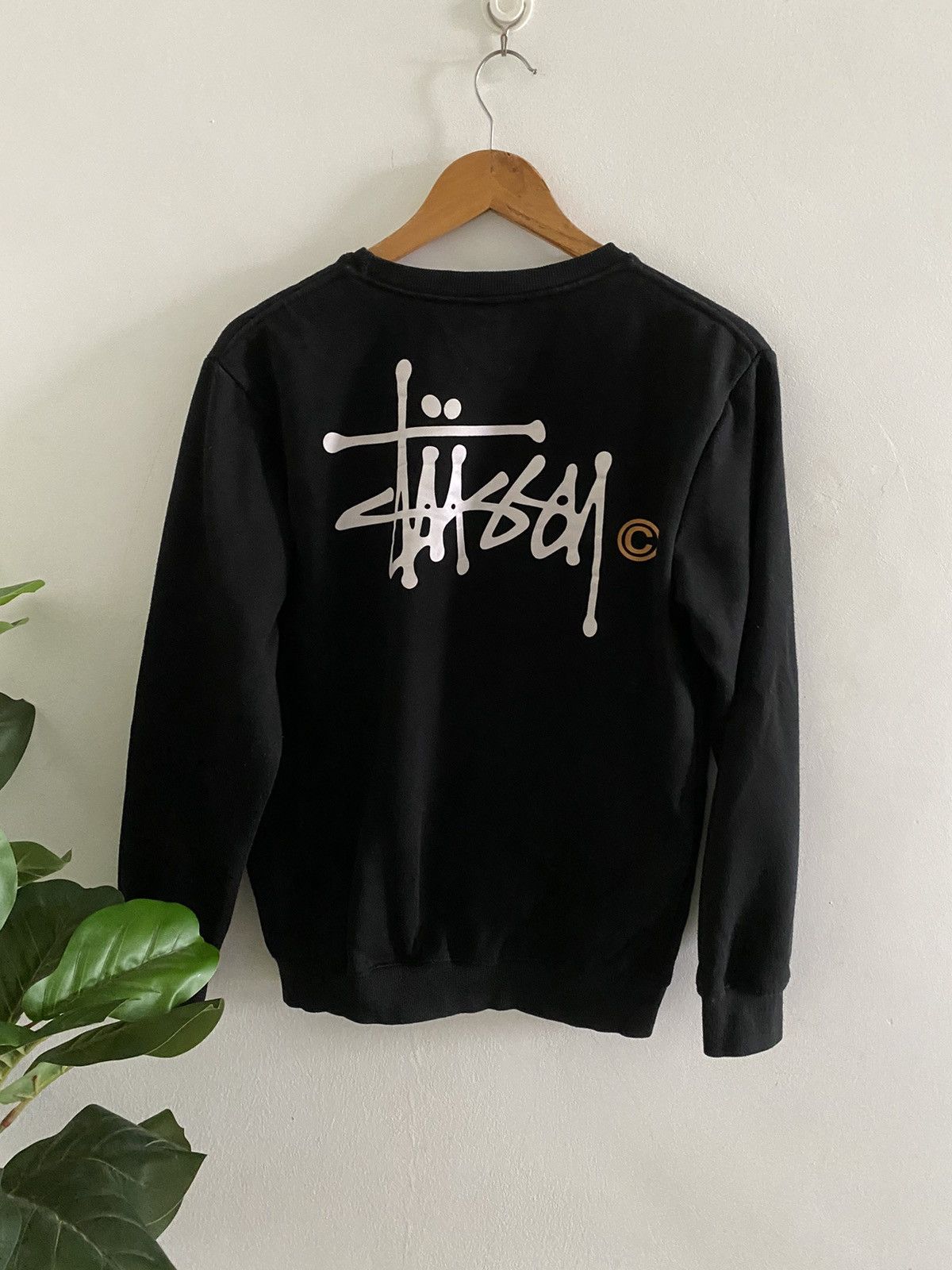 Stussy × Vintage VTG Stussy Sweatshirt Big logo made in Mexico Size US L / EU 52-54 / 3 - 2 Thumbnail