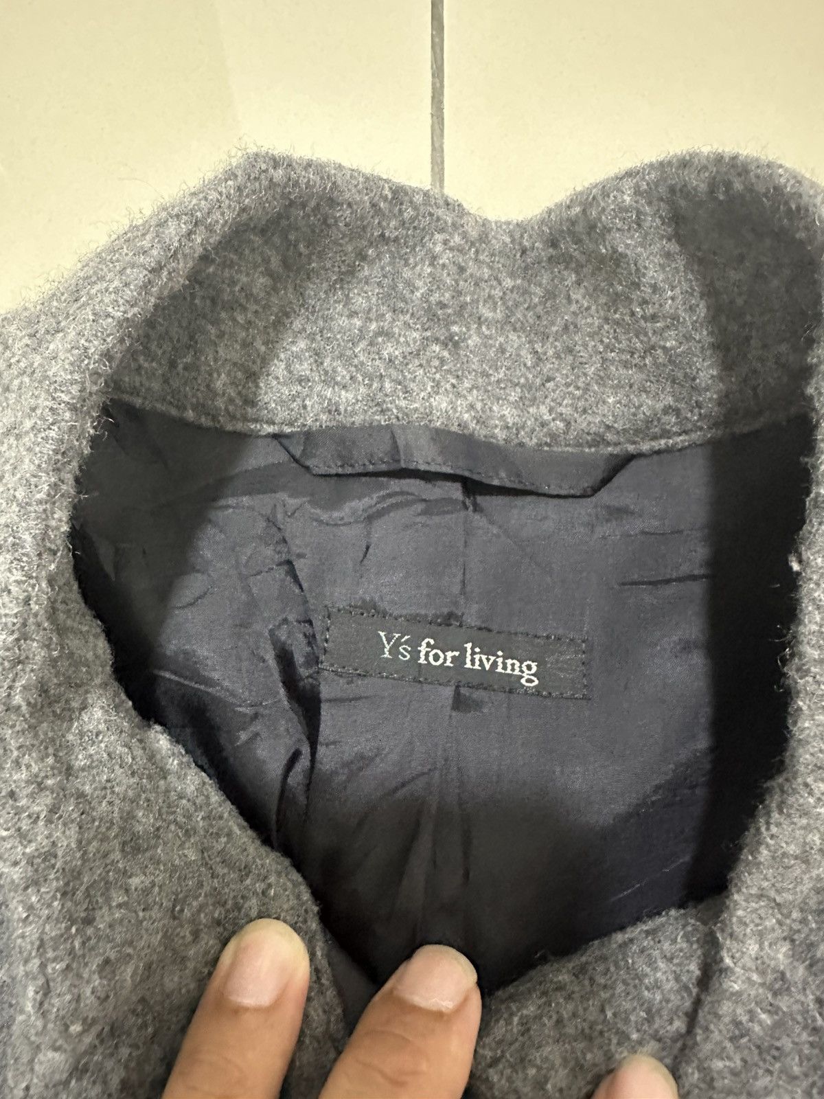 Yohji Yamamoto Y's Yohji Yamamoto Stand-up collar oversized wool coat Size US S / EU 44-46 / 1 - 3 Thumbnail