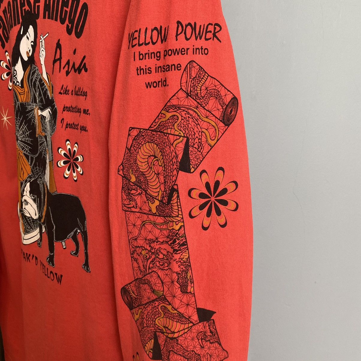 Tedman VINTAGE FADED Y2K PEAK’D YELLOW TEDMAN PORNSTAR ERD TSHIRT Size US L / EU 52-54 / 3 - 5 Thumbnail