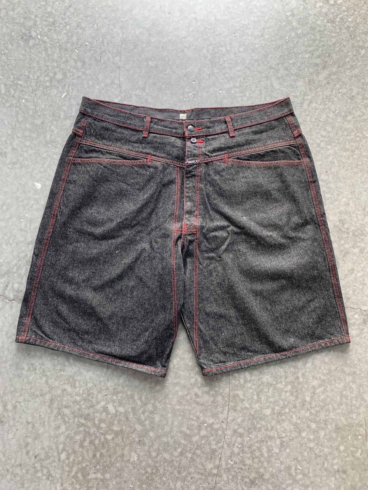 Crazy Vintage Y2K MFG Baggy Jean Shorts