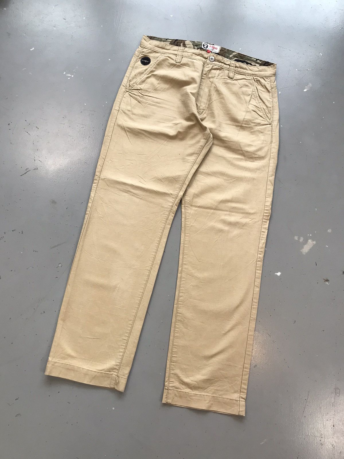 Aape × Vintage Vintage aape army printed straight fit denim Size US 34 / EU 50 - 3 Thumbnail