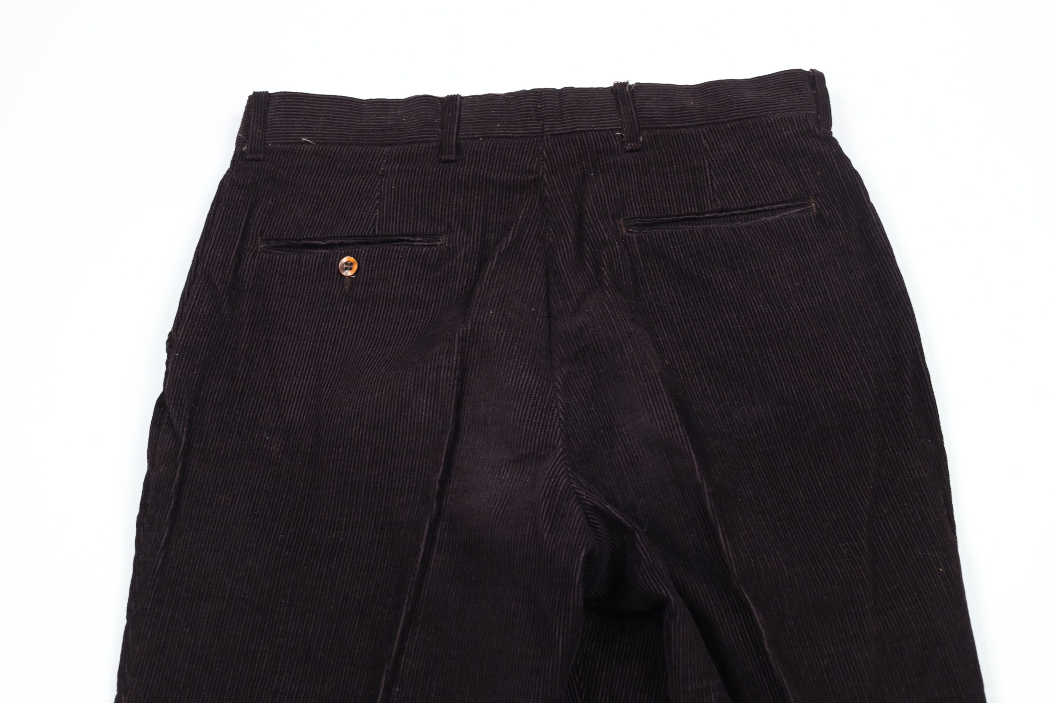 Vintage Vintage 70s Streetwear Bell Bottoms Corduroy Pants Brown USA Size US 32 / EU 48 - 11 Thumbnail