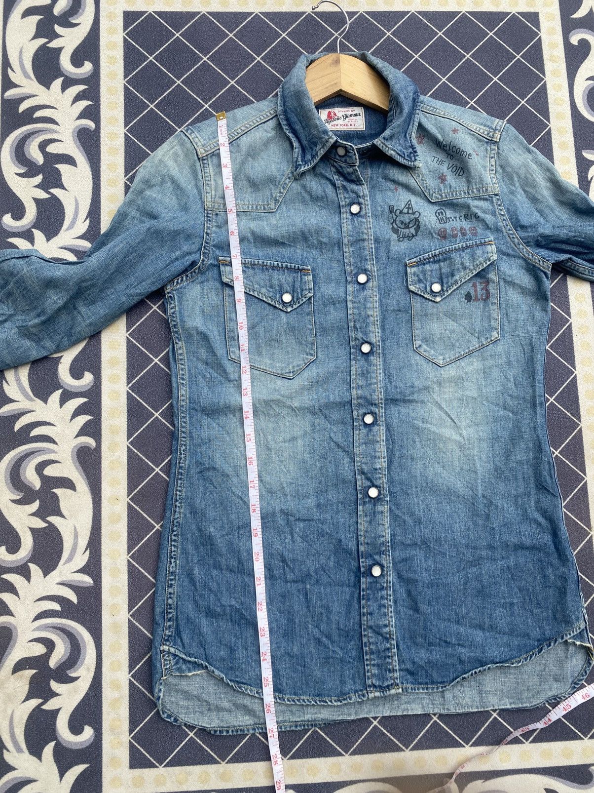 Hysteric Glamour Hysteric Glamour Denim Western Shirt Size US S / EU 44-46 / 1 - 9 Thumbnail