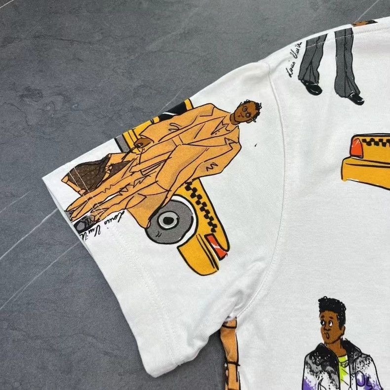 Louis Vuitton Louis Vuitton Short Sleeve Graphic Tshirt-2506 Size US M / EU 48-50 / 2 - 3 Thumbnail