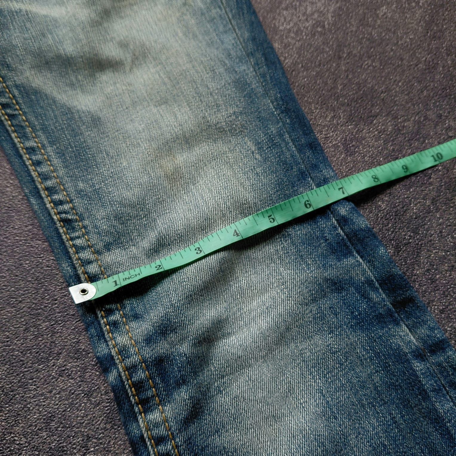 Tornado Mart Yoshitomo Nara Lolita Distresed Flare Jeans Size US 29 - 19 Thumbnail
