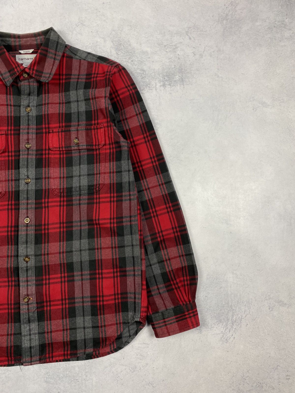 Carhartt Carhartt Checked Button Up Long Sleeve Shirt Worker Size M Size US M / EU 48-50 / 2 - 4 Thumbnail