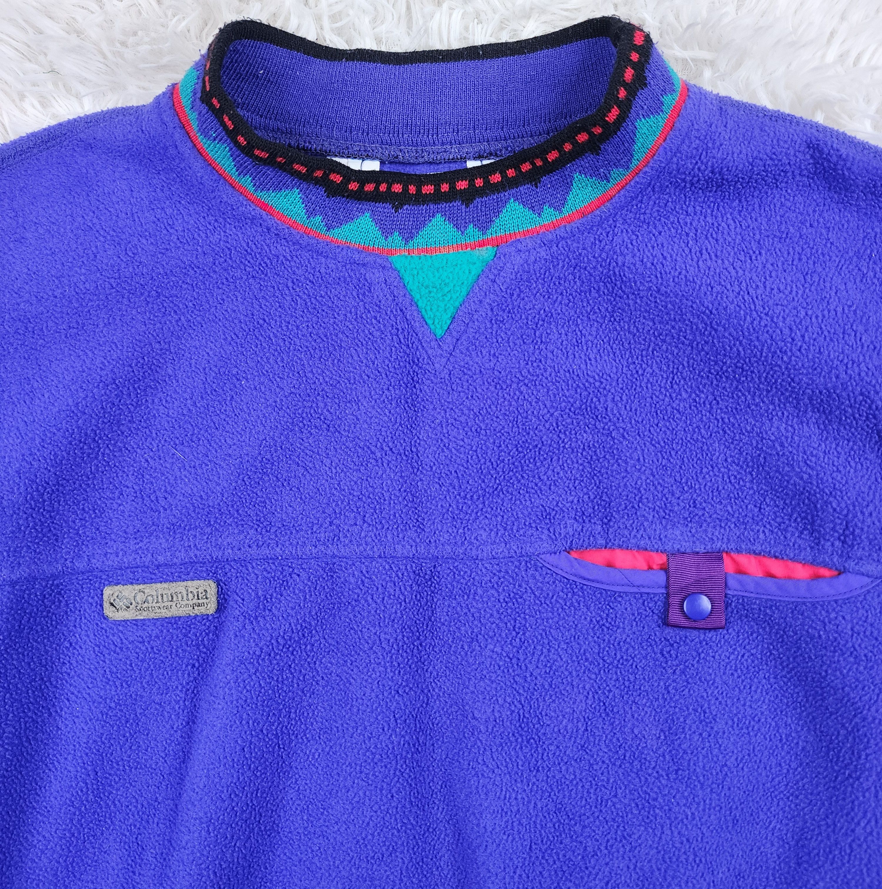 Columbia Vintage Columbia purple crewneck sweater Size US S / EU 44-46 / 1 - 4 Thumbnail