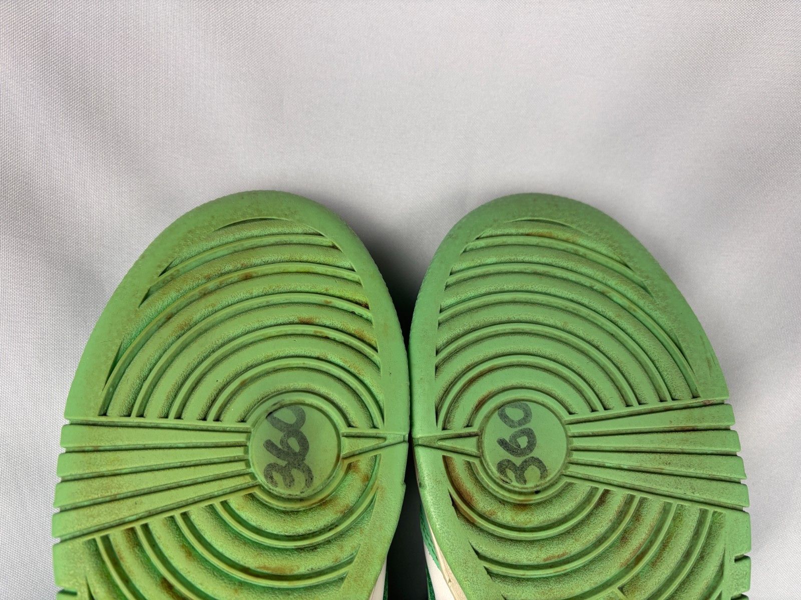 Nike Nike Dunk Low Green Glow White Low Sneakers US 8 UK 5.5 Size US 8 / IT 38 - 16 Thumbnail