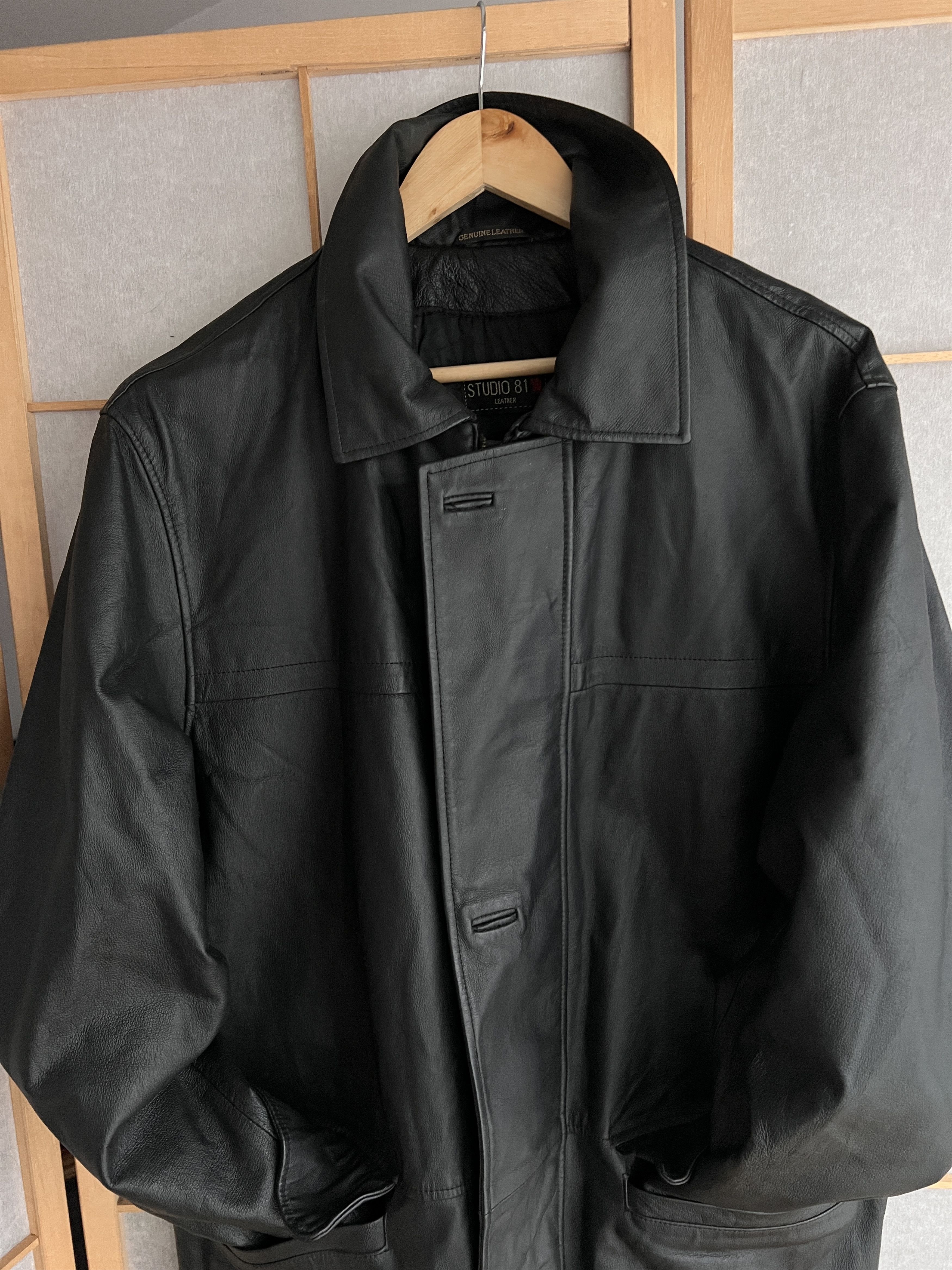 If Six Was Nine 14th Addiction Yohji Yamamoto style leather jacket LGB coat Size US XL / EU 56 / 4 - 13 Thumbnail
