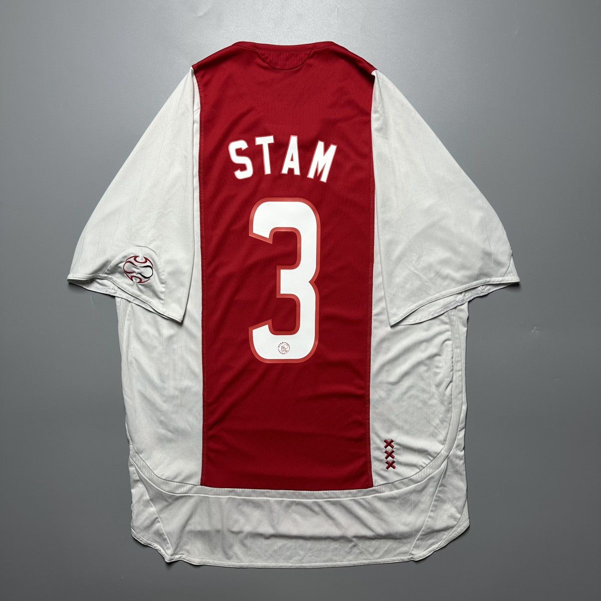 Adidas AJAX ADIDAS 2006/2007 FOOTBALL SOCCER HOME JERSEY #3 STAM Size US M / EU 48-50 / 2 - 1 Thumbnail