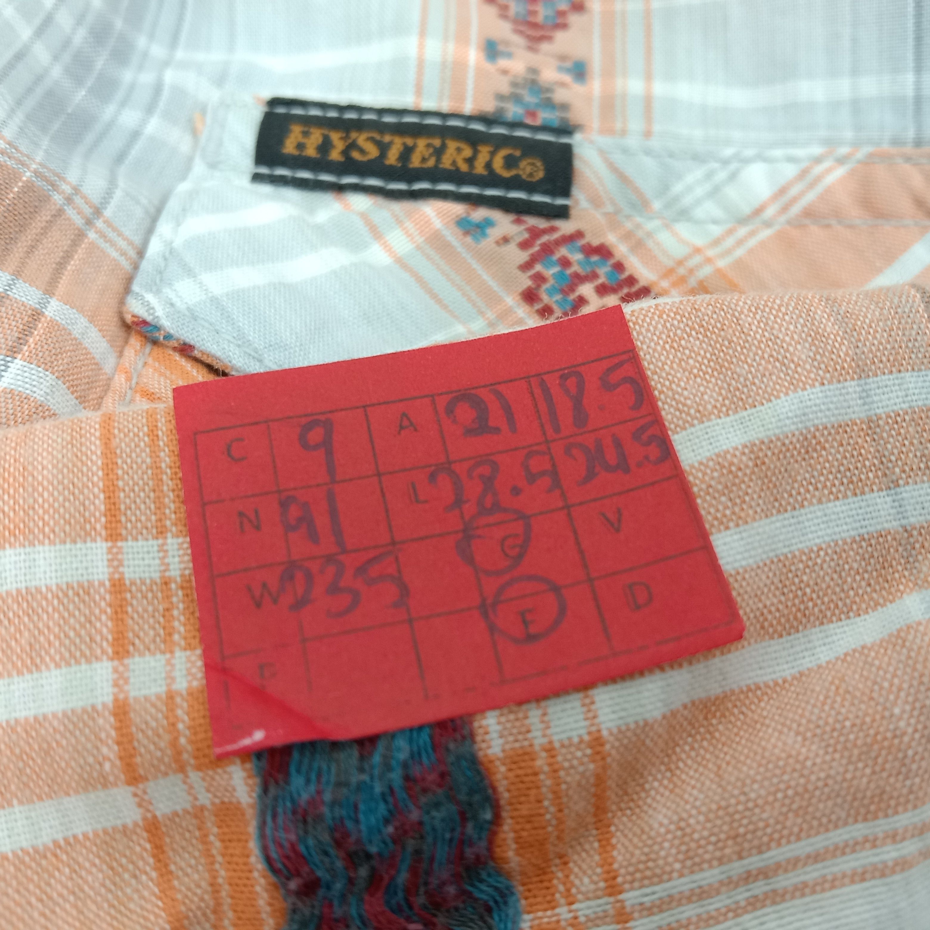 Hysteric Glamour × Japanese Brand × Vintage Hysteric Glamour Japanese Brand Double Pocket Design Shirt Size US L / EU 52-54 / 3 - 10 Thumbnail
