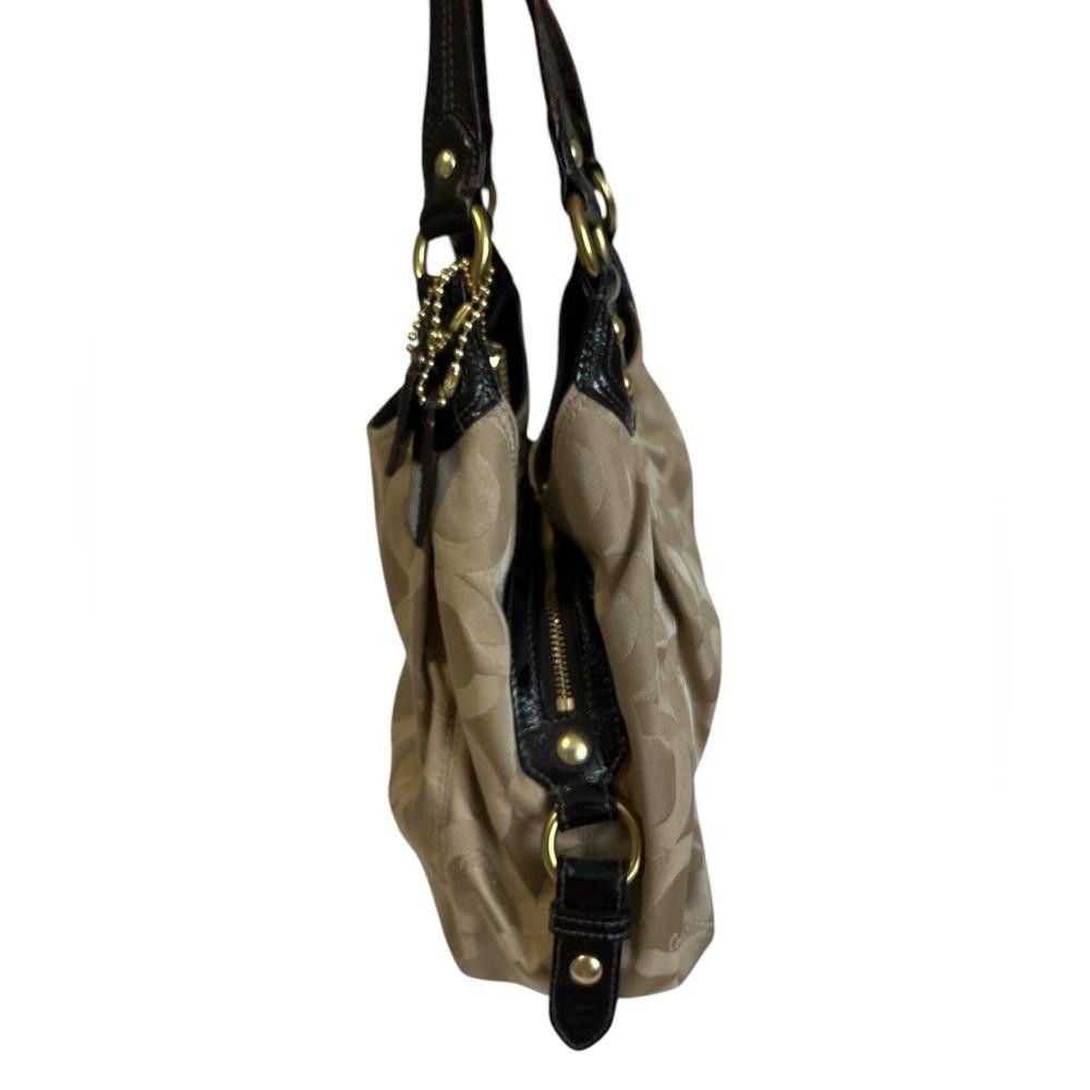 Coach Coach Signature C Beige & Brown Leather Hobo Bag Size ONE SIZE - 9 Thumbnail