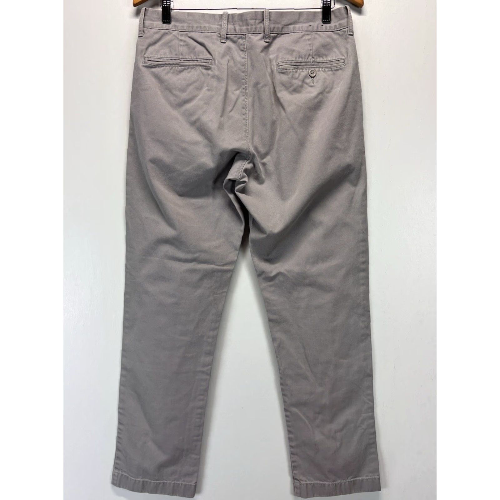J.Crew J.CREW Chino Pants Shirt, Men, Size 32x32, Gray, Flat Front, Straight Leg, Regular, Casual Preppy, 90s/2000s? Wait no. Provide final: Size US 32 / EU 48 - 3 Thumbnail