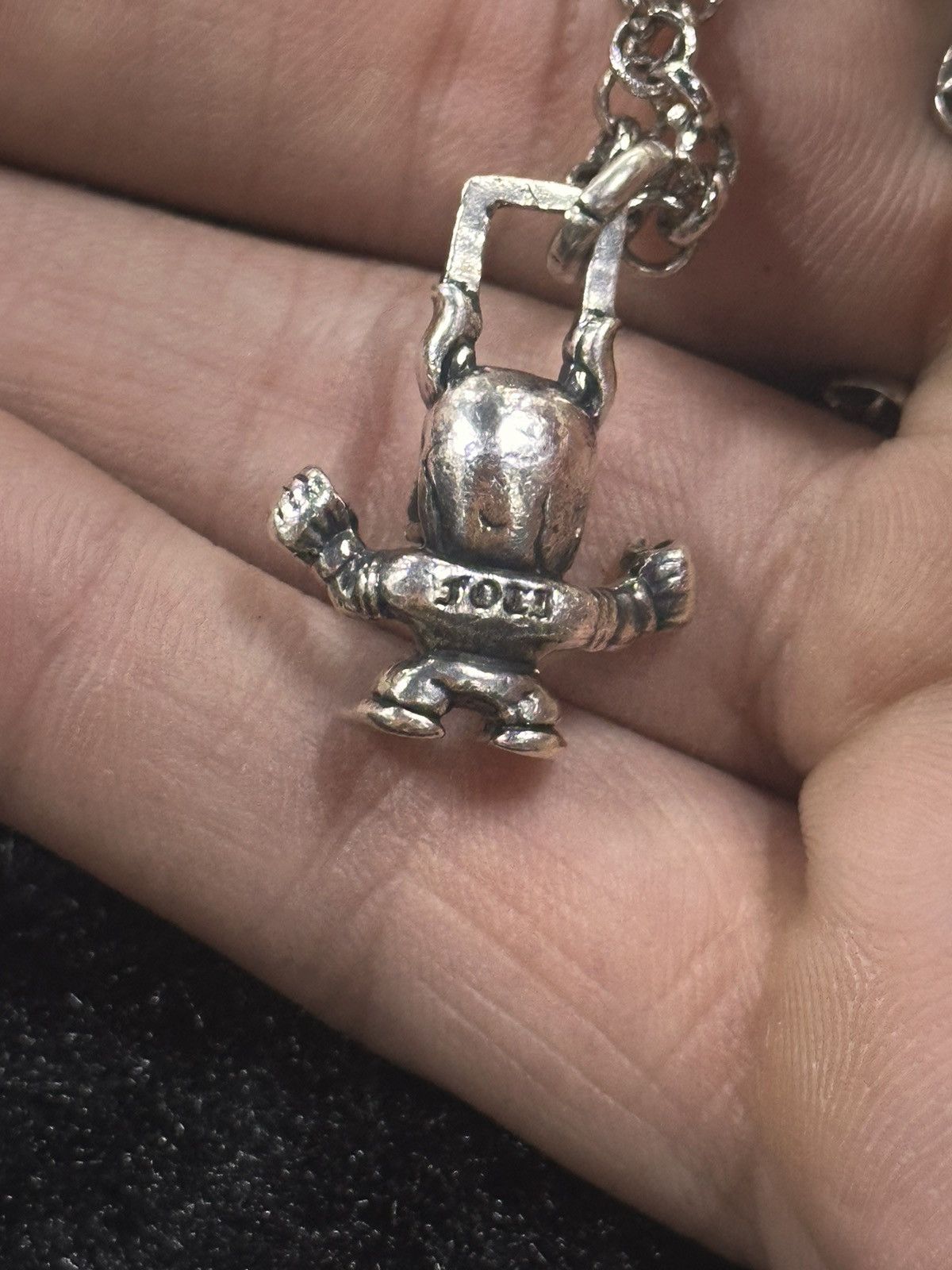 CHROME HEARTS FOTI HARRIS TEETER ZIPPER PENDENT