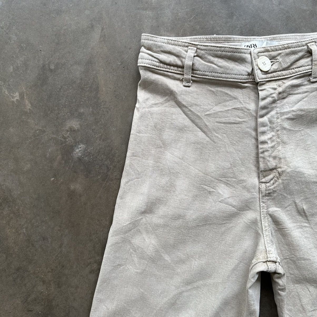 Japanese Brand Vintage Japanese Distressed Baggy Flare Trousers Pants Size US 28 / EU 44 - 4 Thumbnail