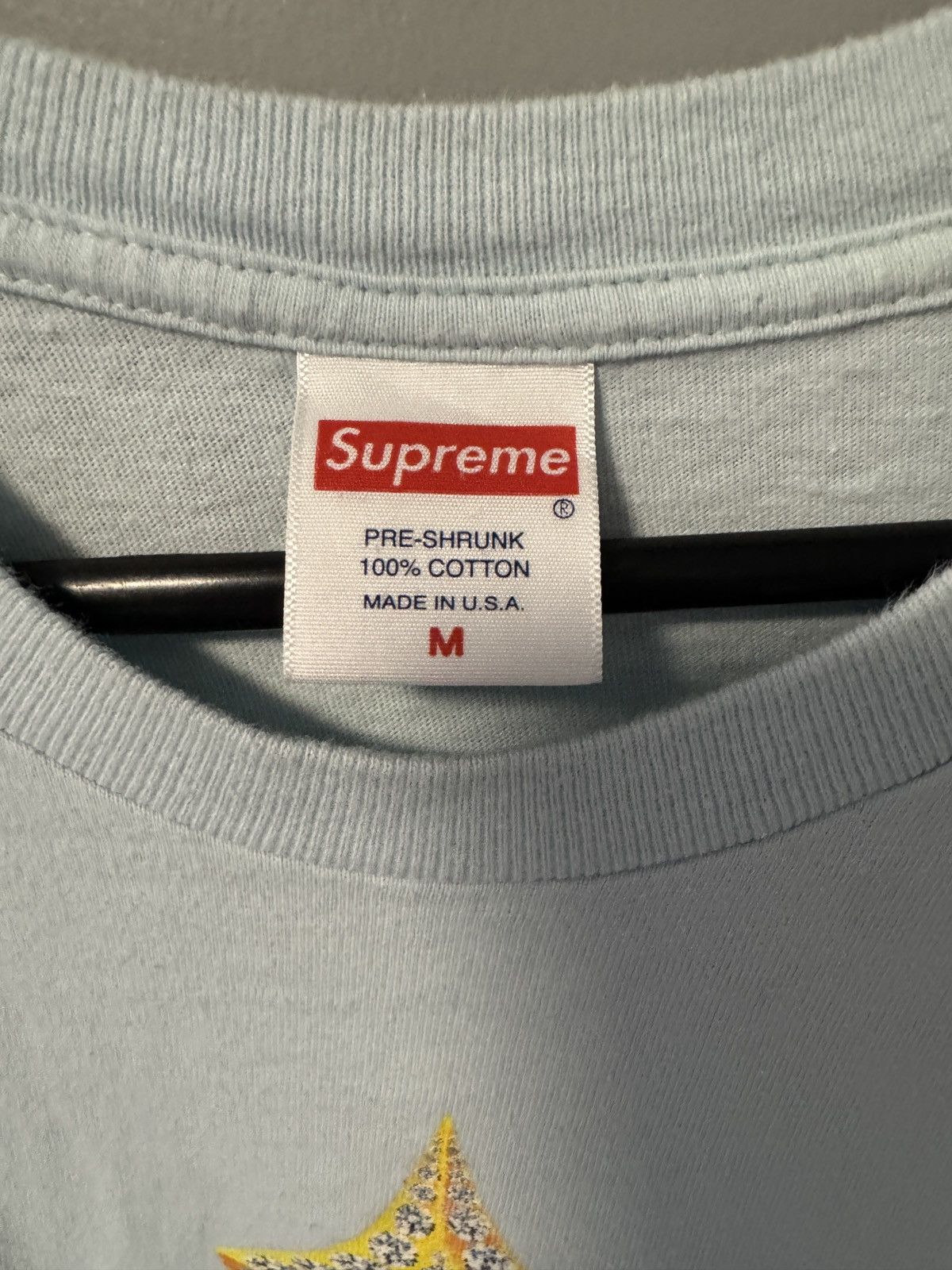 Supreme Supreme Diamonds tee pale blue sz M Size US M / EU 48-50 / 2 - 3 Thumbnail