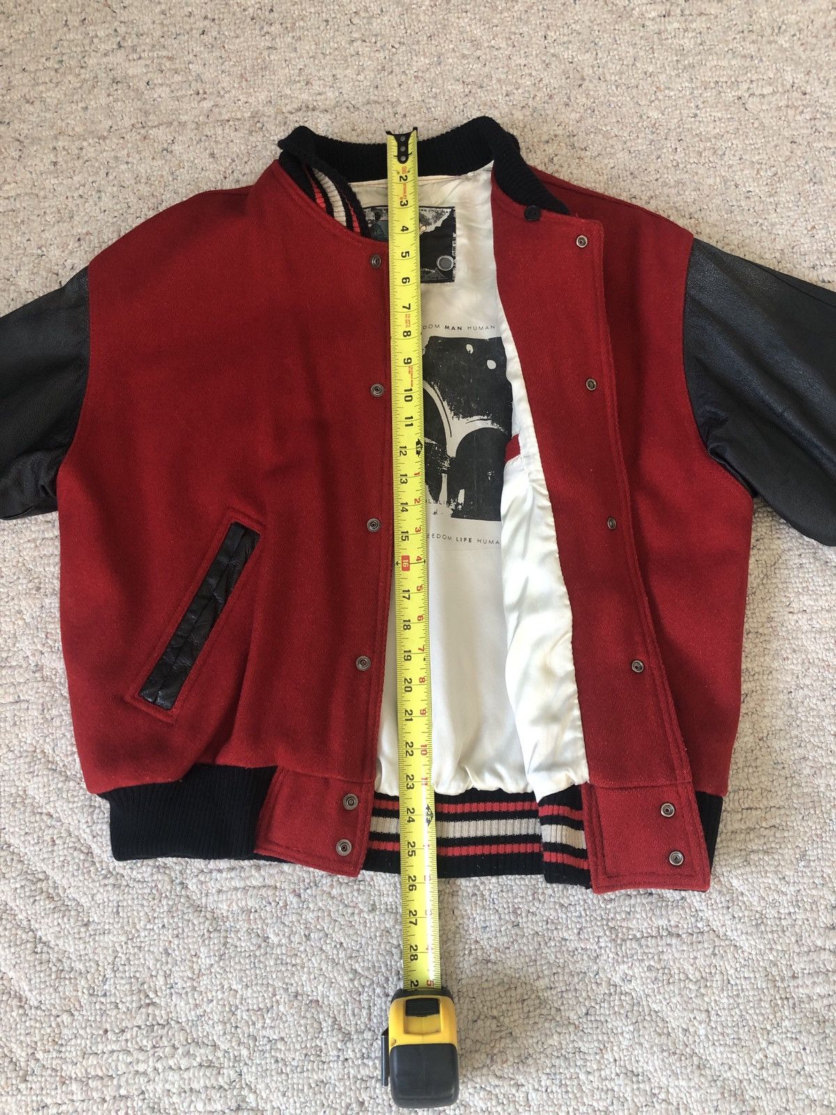 Mtv Rare 1992 MTV Networks Leather/Wool Varsity Jacket Size US S / EU 44-46 / 1 - 10 Thumbnail