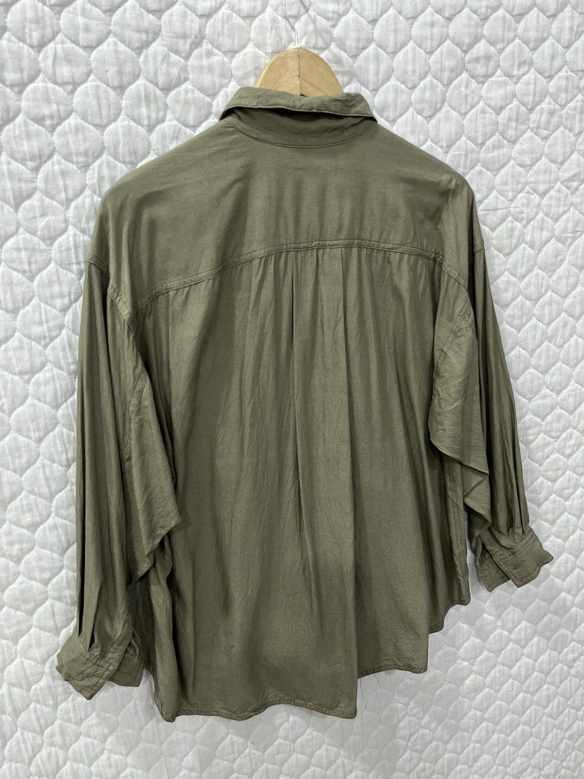 Issey Miyake 🔥🔥🔥ARCHIVE VINTAGE ISSEY MIYAKE BAGGY RAYON SHIRTS Size M / US 6-8 / IT 42-44 - 6 Thumbnail