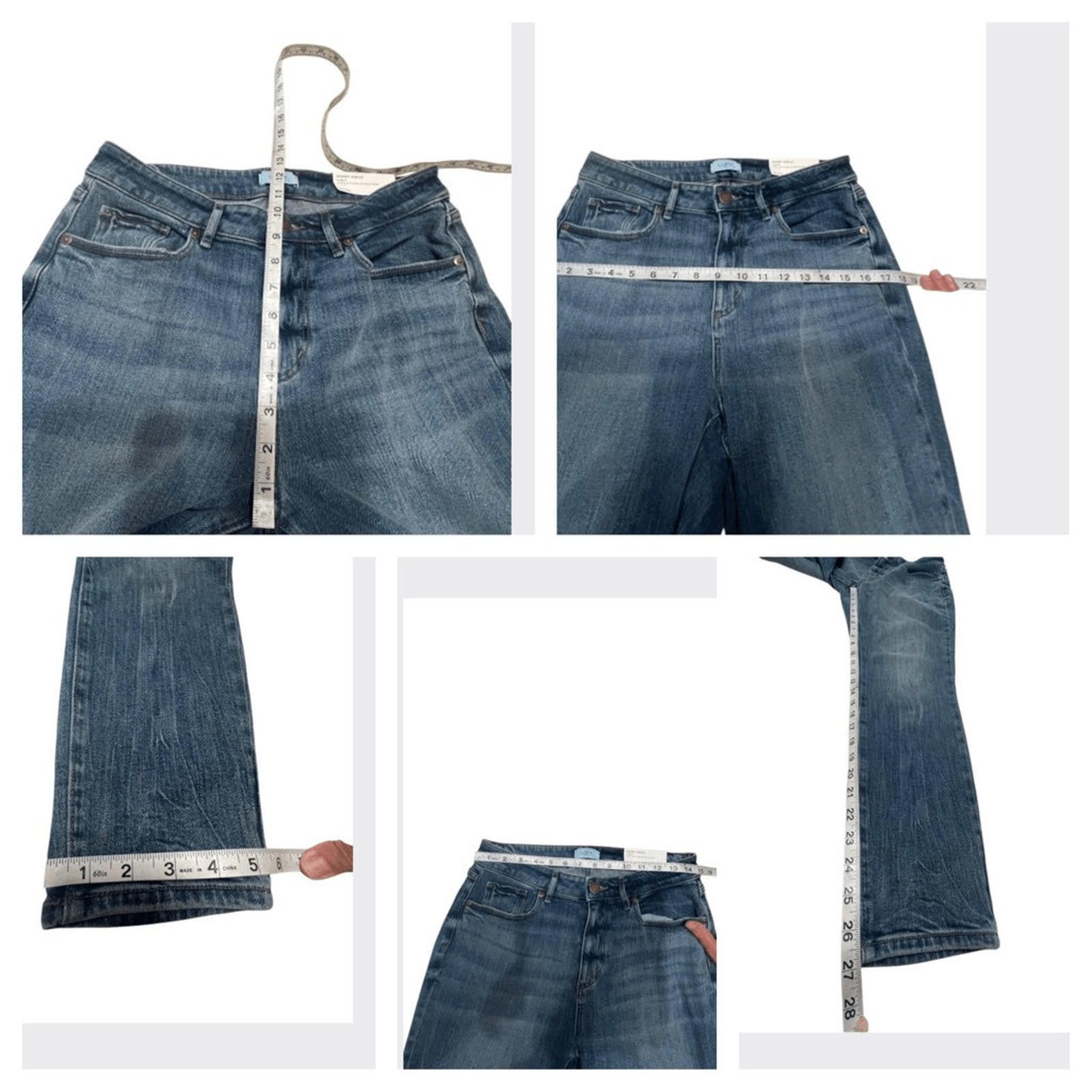 Designer Loft Womans Skinny Ankle/Curvy/ Mid Rise Jeans Sz 8 NWT Size 30" / US 8 / IT 44 - 7 Thumbnail