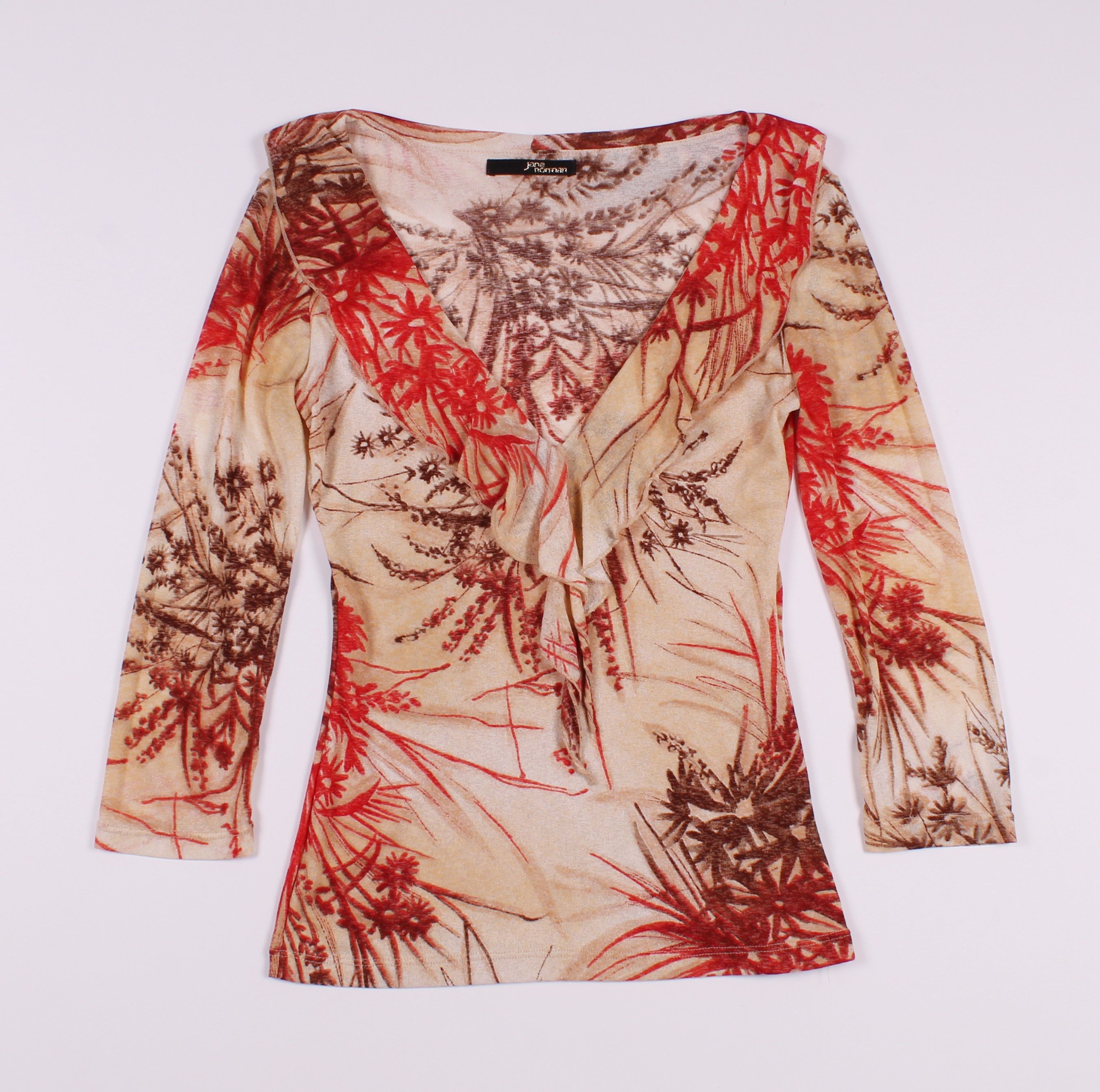 Other Vintage Y2K Mesh Flora Printed Blouse Top Size S / US 4 / IT 40 - 4 Thumbnail