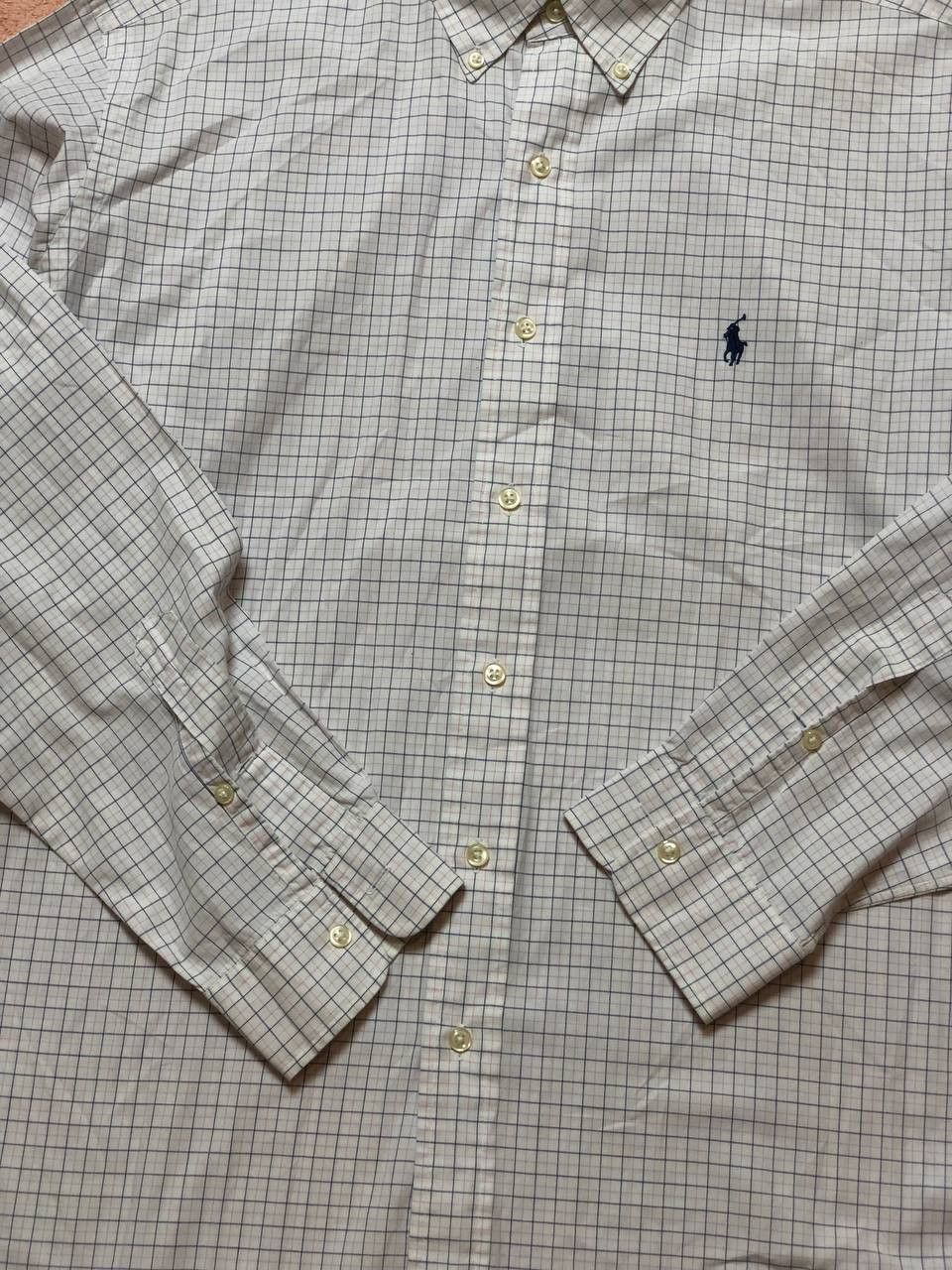 Polo Ralph Lauren Polo Ralph Lauren 100% Cotton Checkered Button Up Shirt Size US L / EU 52-54 / 3 - 7 Thumbnail