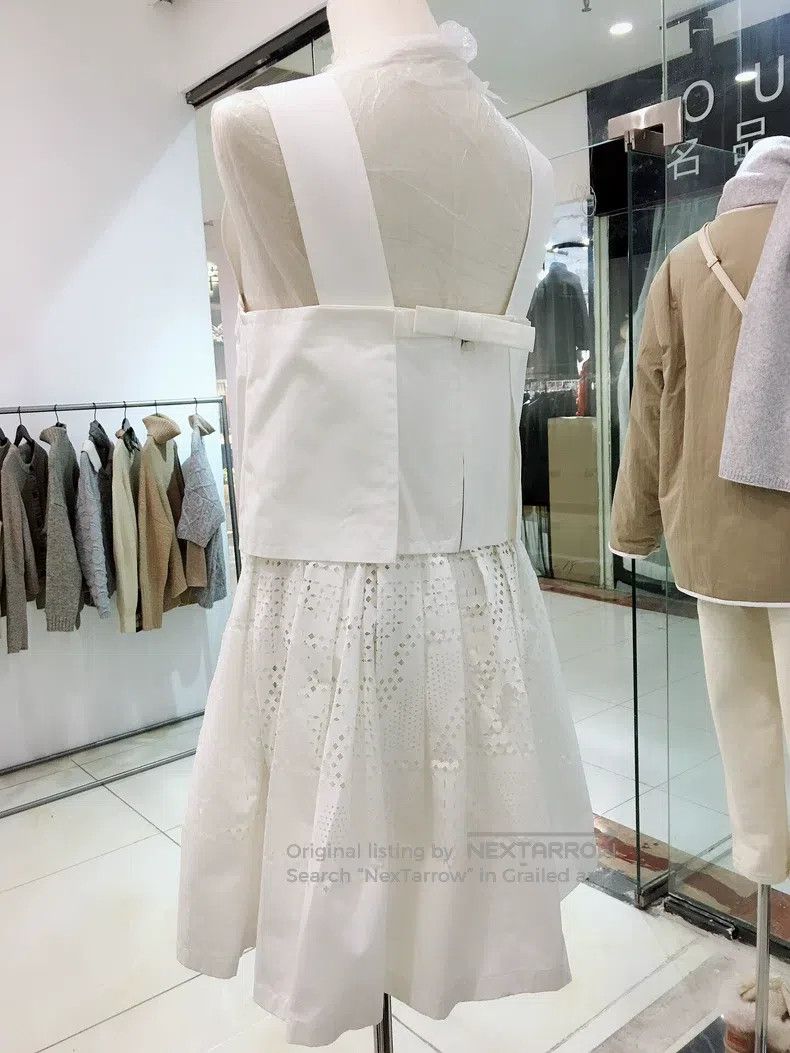 Fendi Fendi White Dress Size S / US 4 / IT 40 - 3 Thumbnail