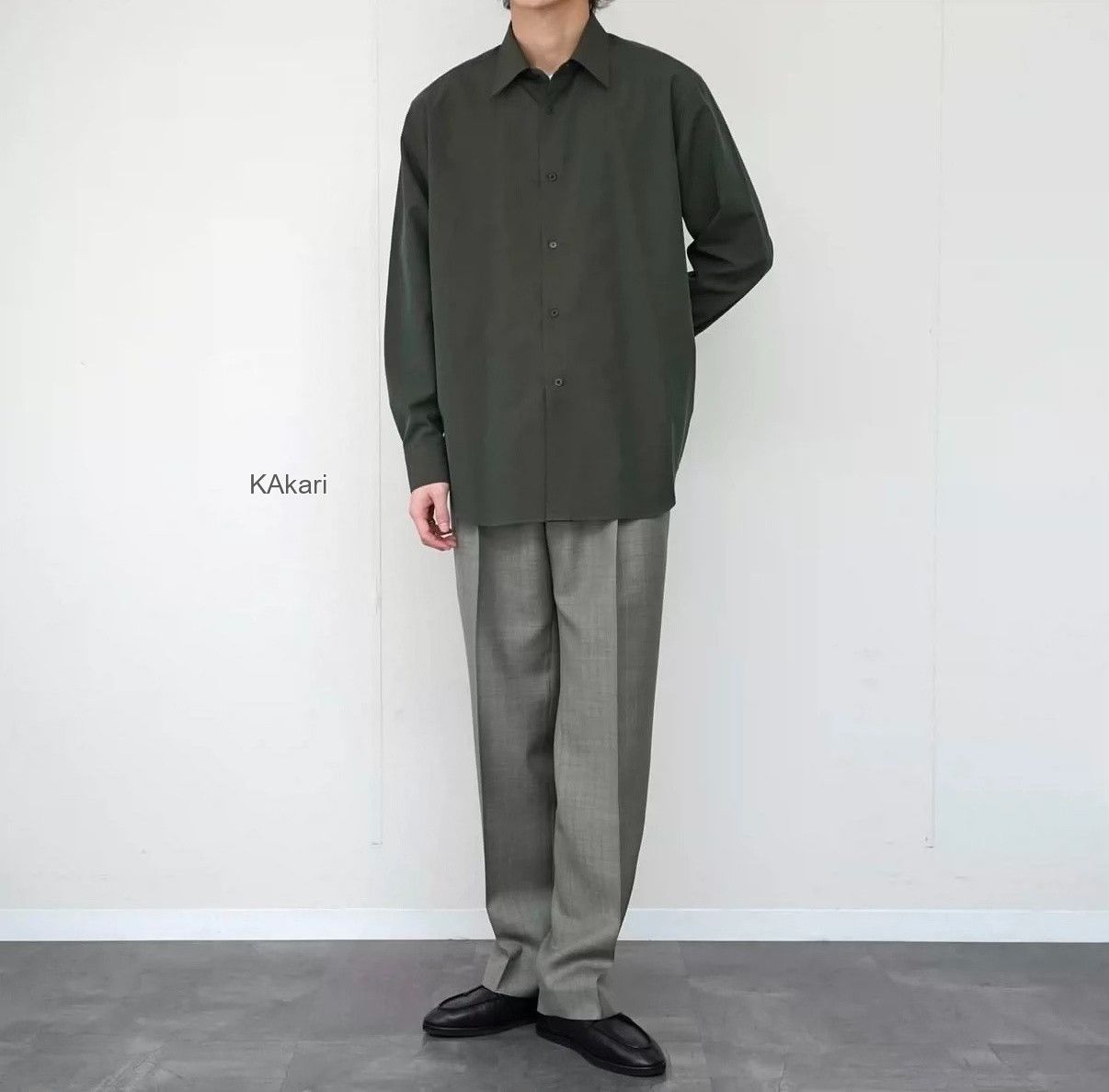Auralee AURALEE Washed Finx Weather Chambray Shirt Size US XL / EU 56 / 4 - 2 Thumbnail