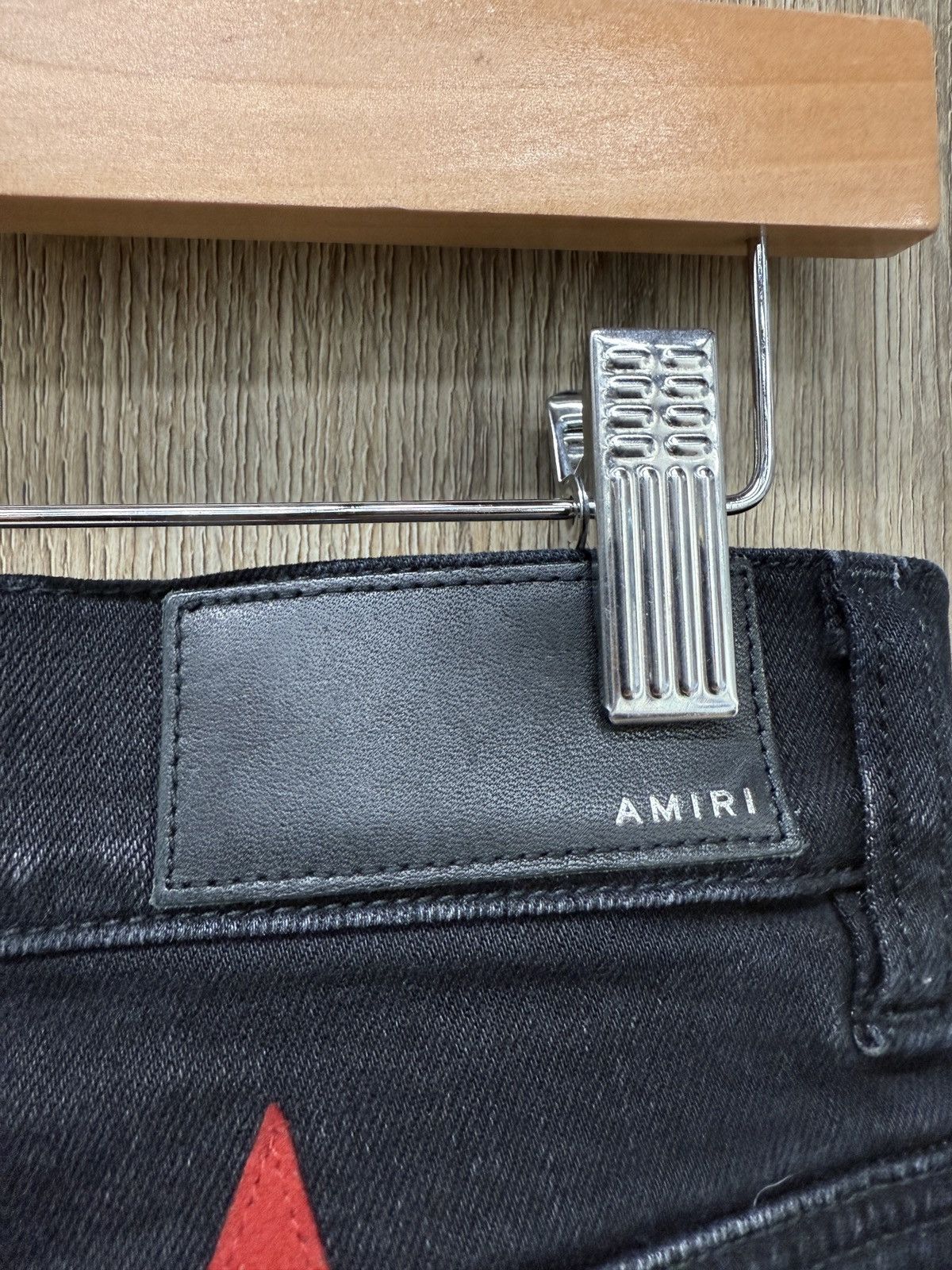 Amiri Amiri Chemist Red Star Denim Jeans Size US 31 - 8 Thumbnail