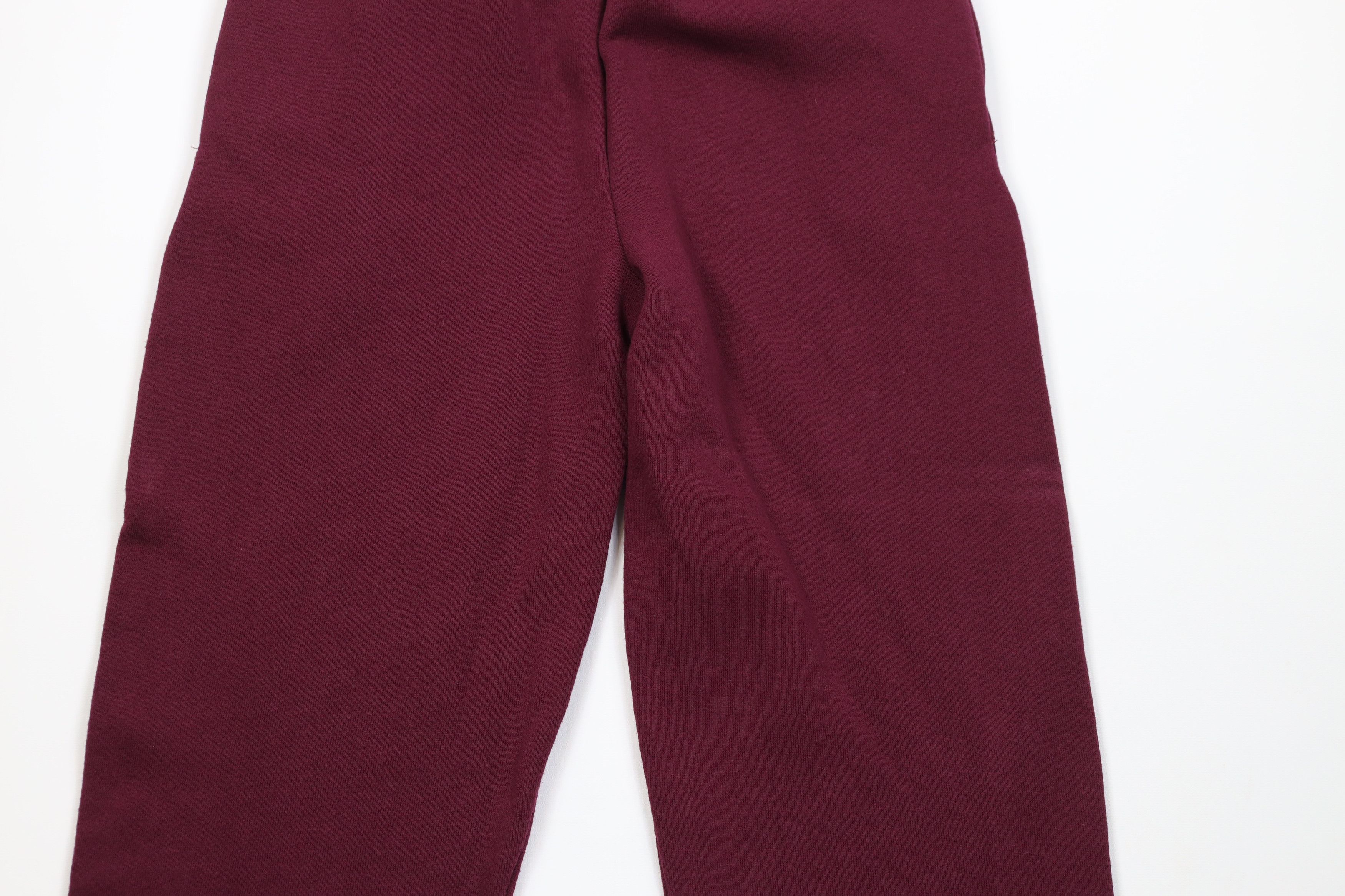 Vintage Vintage 90s Streetwear Heavyweight Sweatpants Joggers Maroon Size US 32 / EU 48 - 10 Thumbnail
