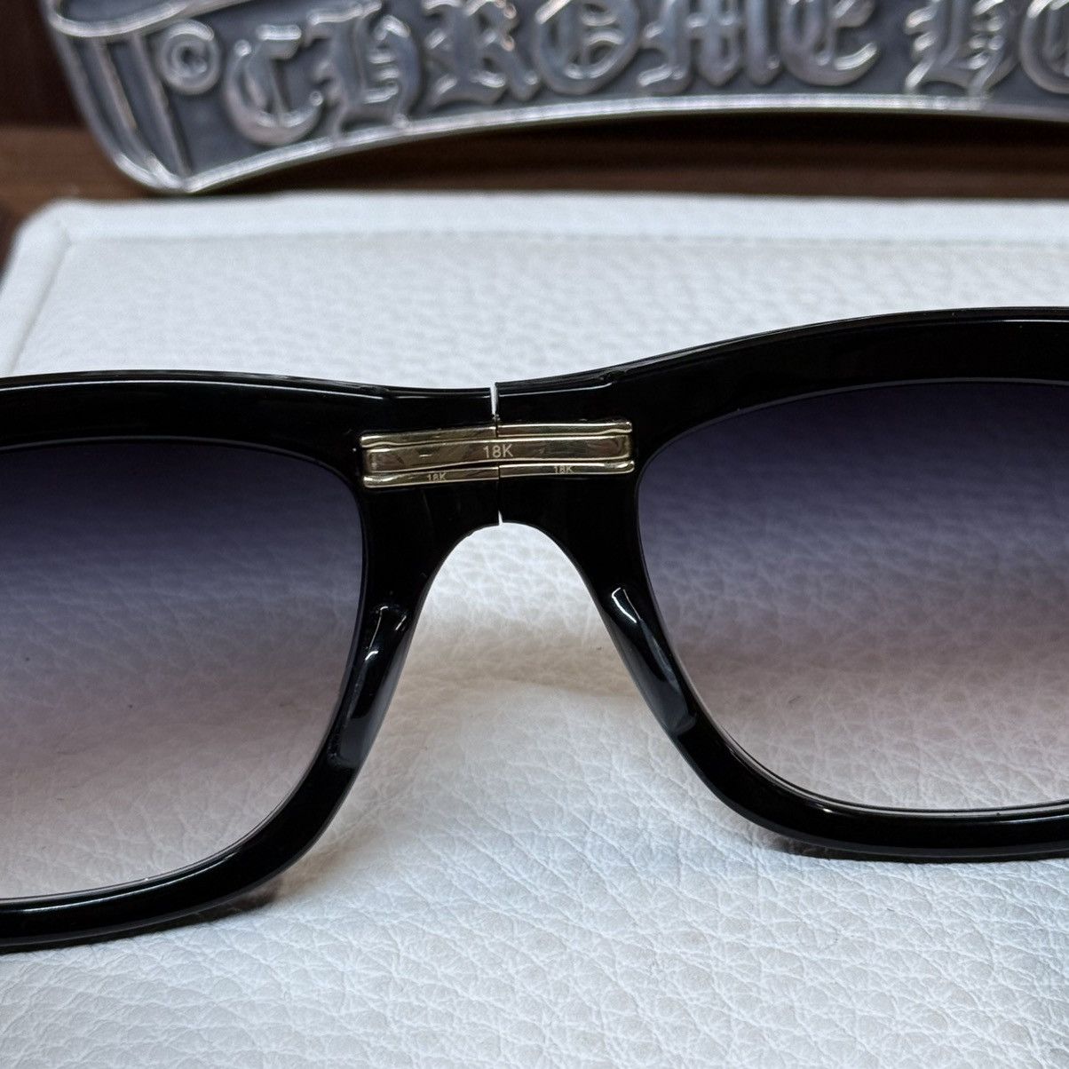Chrome Hearts Chrome Hearts ZOMBIE GERMS 18K 1/1 Sunglasses Size ONE SIZE - 12 Thumbnail