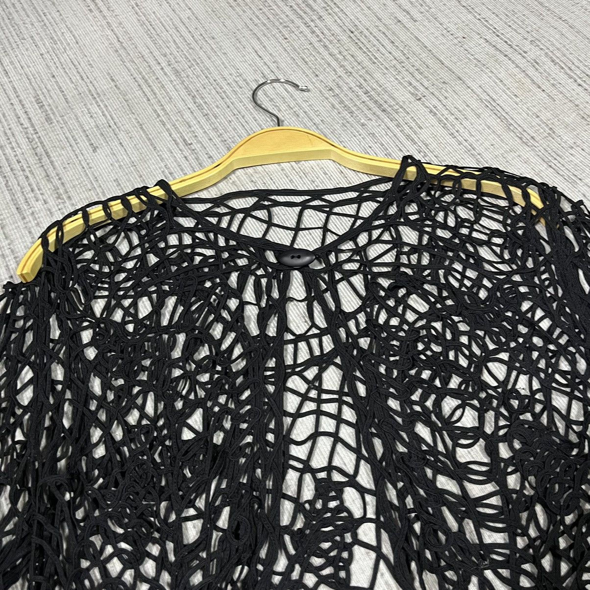 Gianni Valentino × If Six Was Nine × Japanese Brand Vintage Gianni lo Giudice Mesh Cardigan Size S / US 4 / IT 40 - 4 Thumbnail