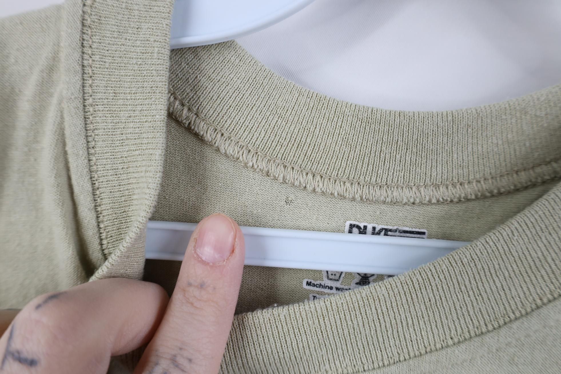 Vintage Vintage USGI Blank Knit Short Sleeve T-Shirt Beige USA Size US M / EU 48-50 / 2 - 6 Thumbnail